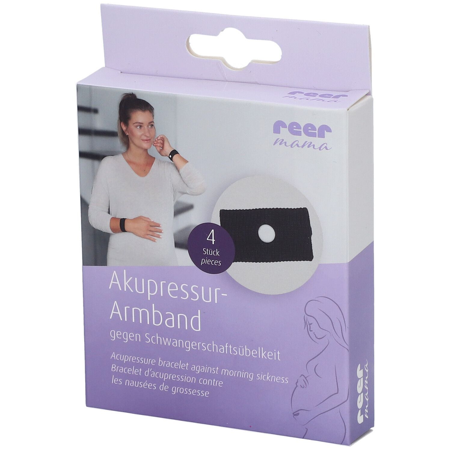 Reer Mama Bracelet d'acupression contre les nausées de grossesse
