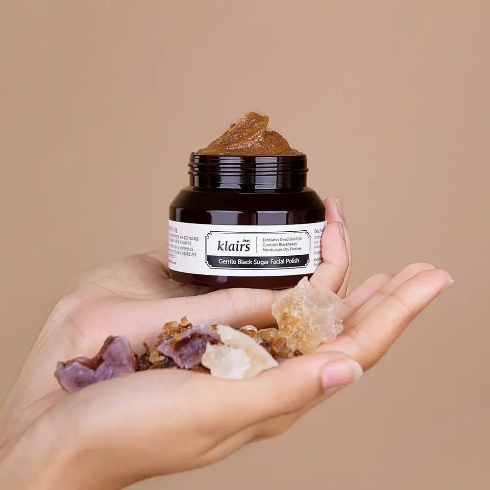 dear Klairs Gentle Black Sugar Facial Polish