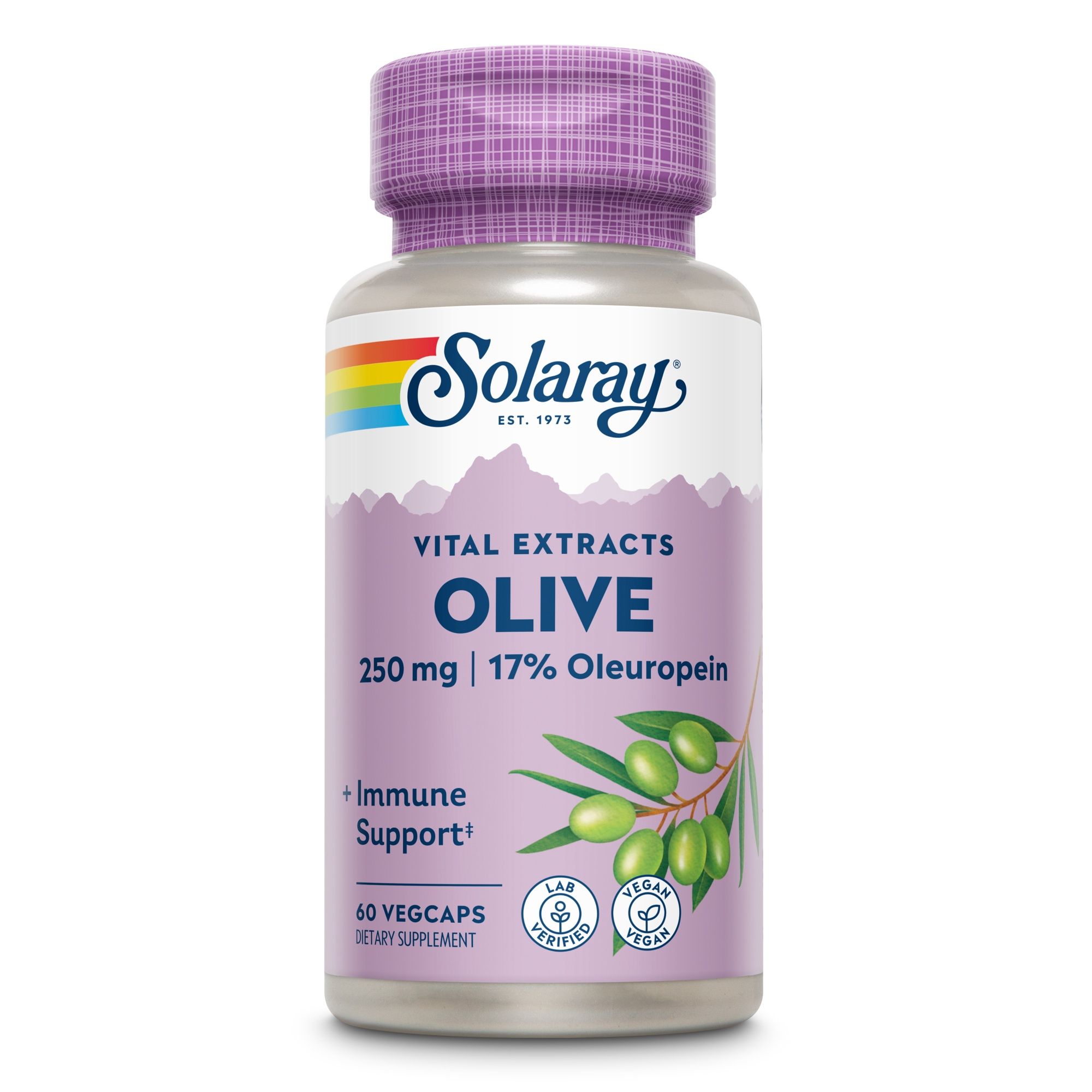 Solaray Olivenblattextrakt 250 mg 60 St Kapseln