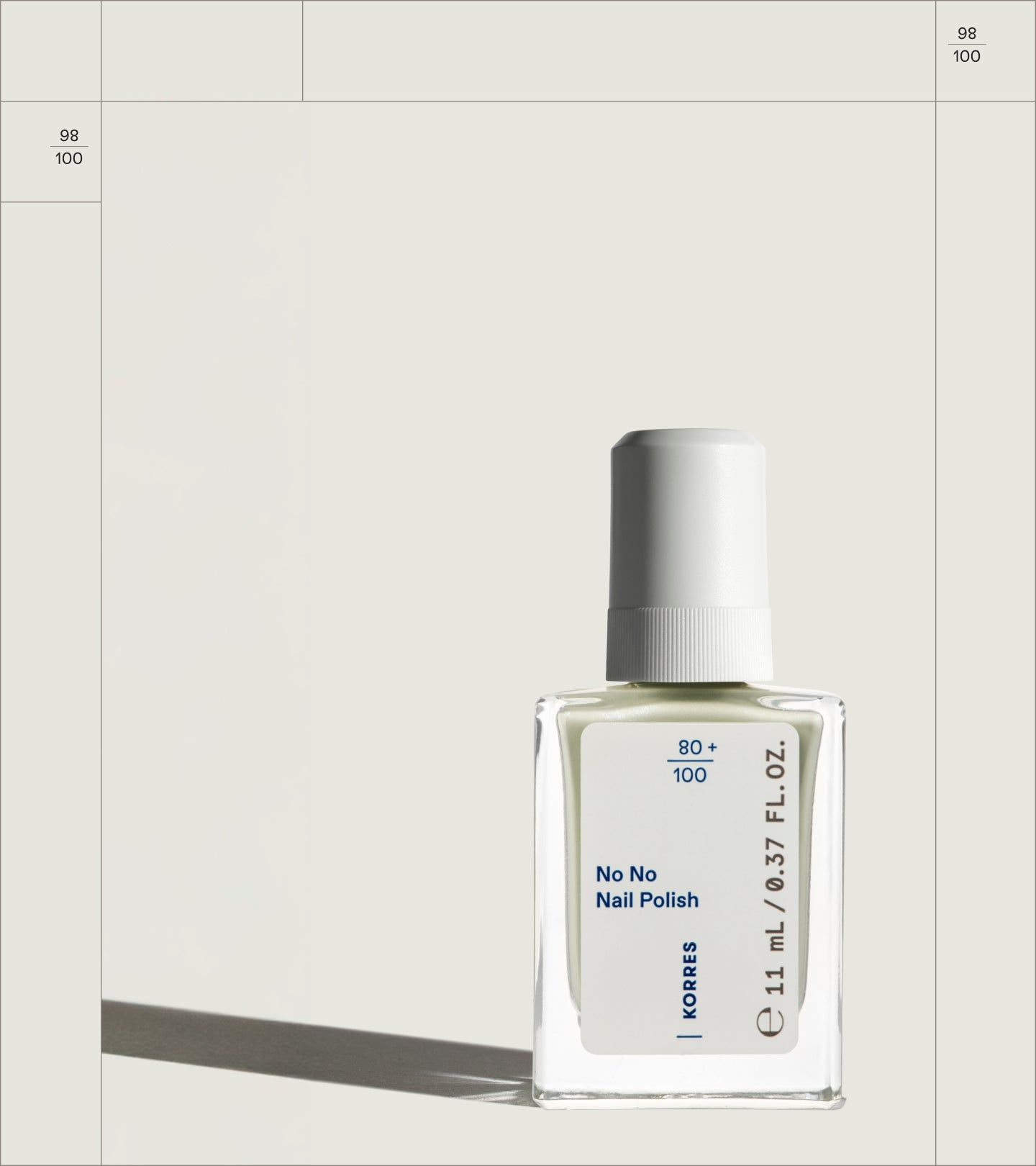 Korres No Nail Polish 82 mint green 11 ml Flaschen