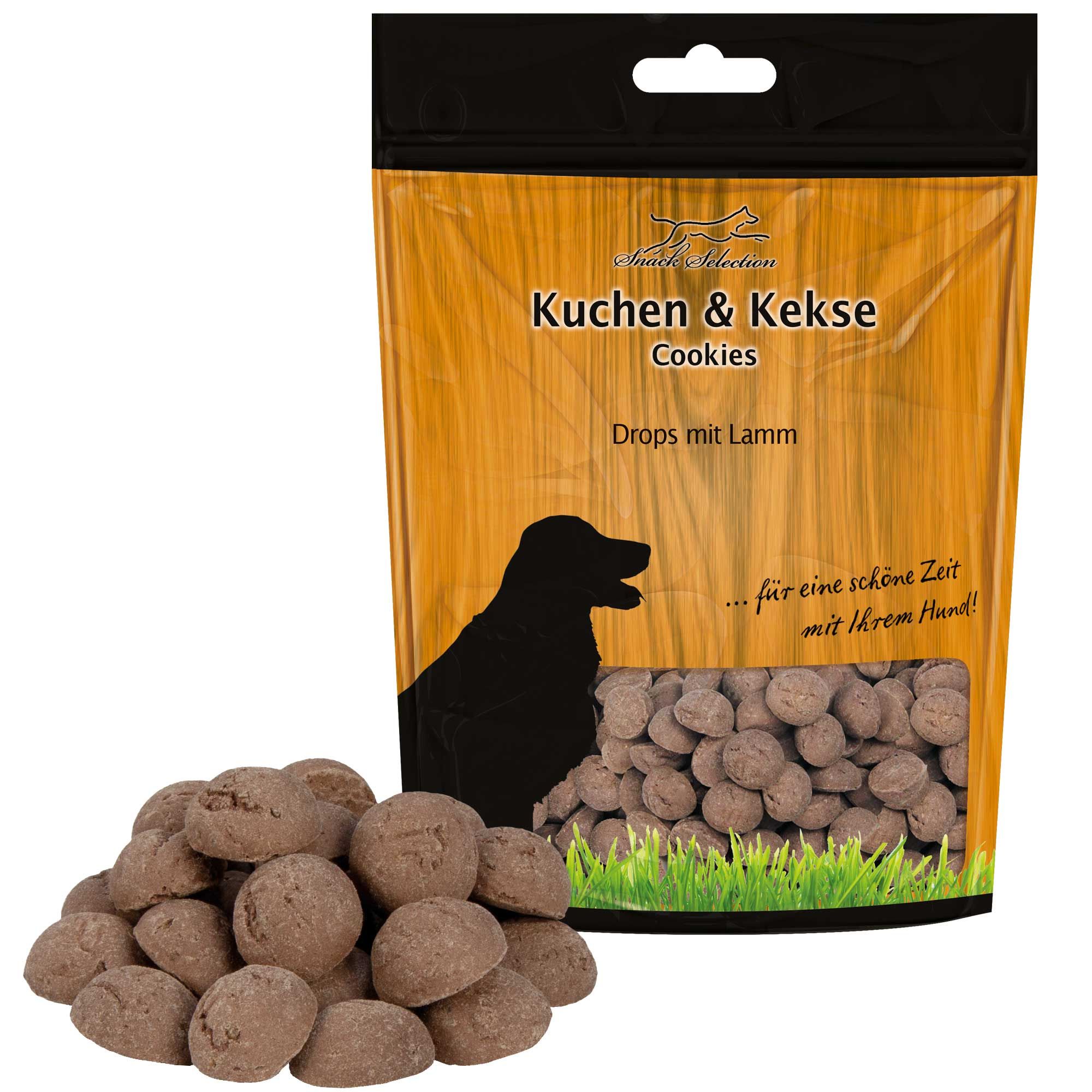 Schecker Lamm-Drops - krümeln und fetten nicht sind fett- kalorienarm Hundesnack 0,5 kg