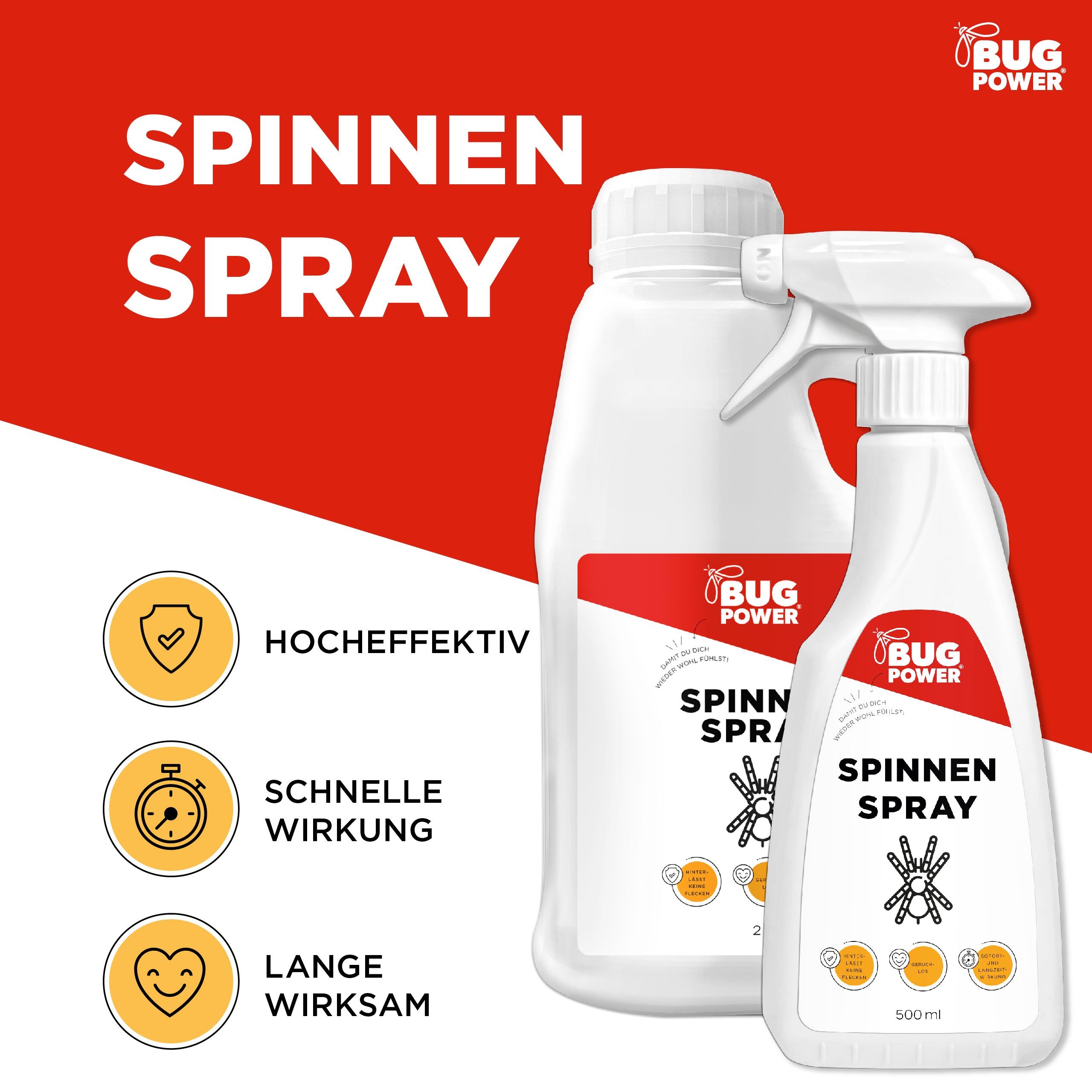 BugPower Spinnen Spray