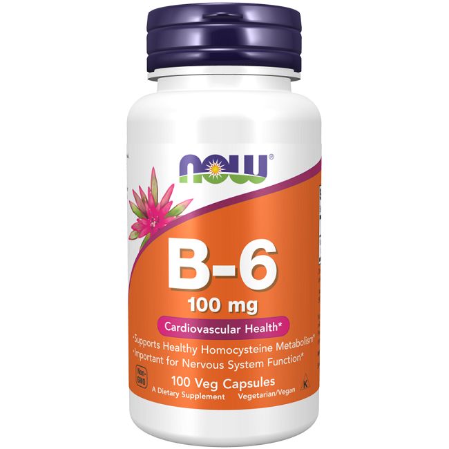 NOW FOODS Vitamina B-6 Piridossina 100 mg