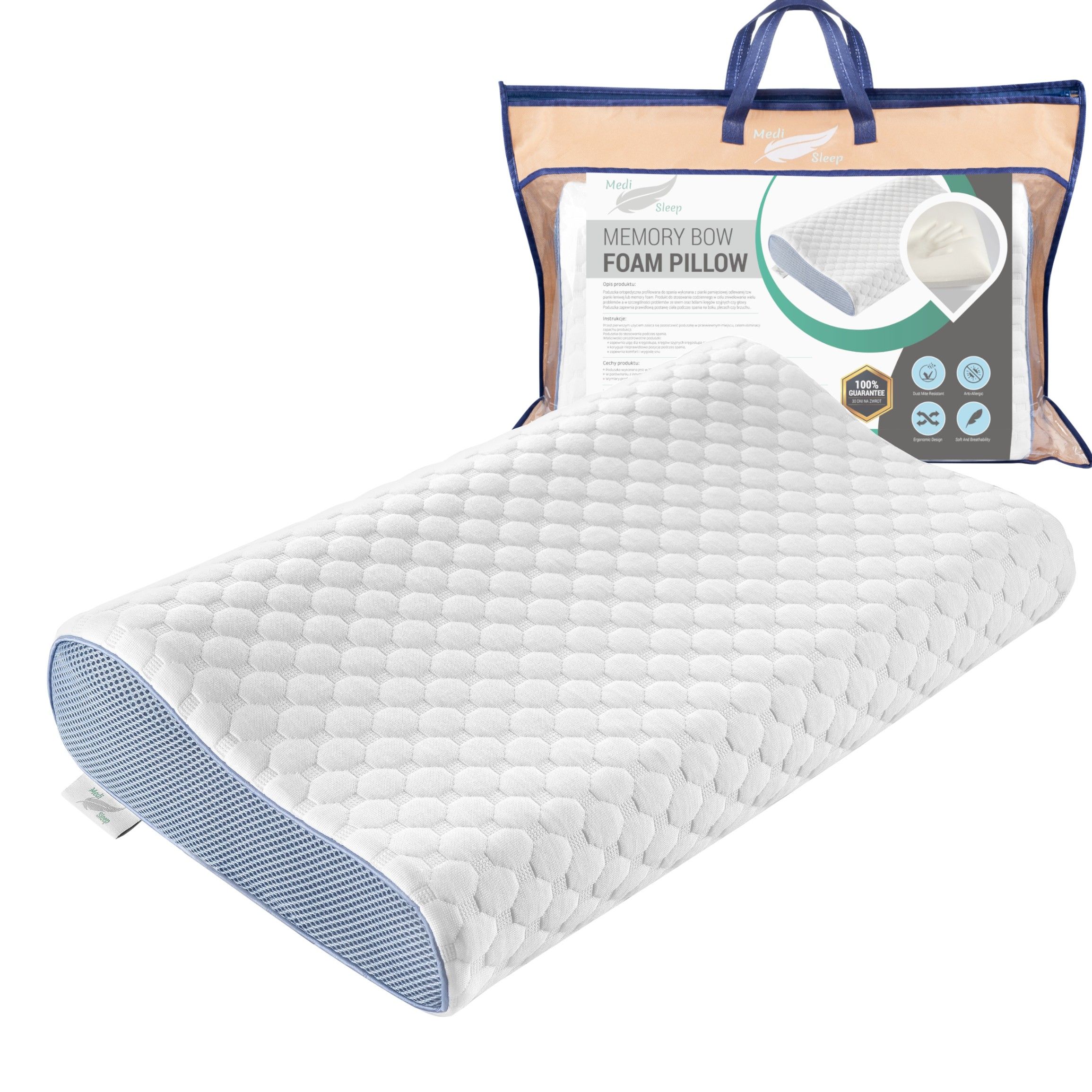 Medi Sleep Orthopädisches Nackenstützkissen 1 St