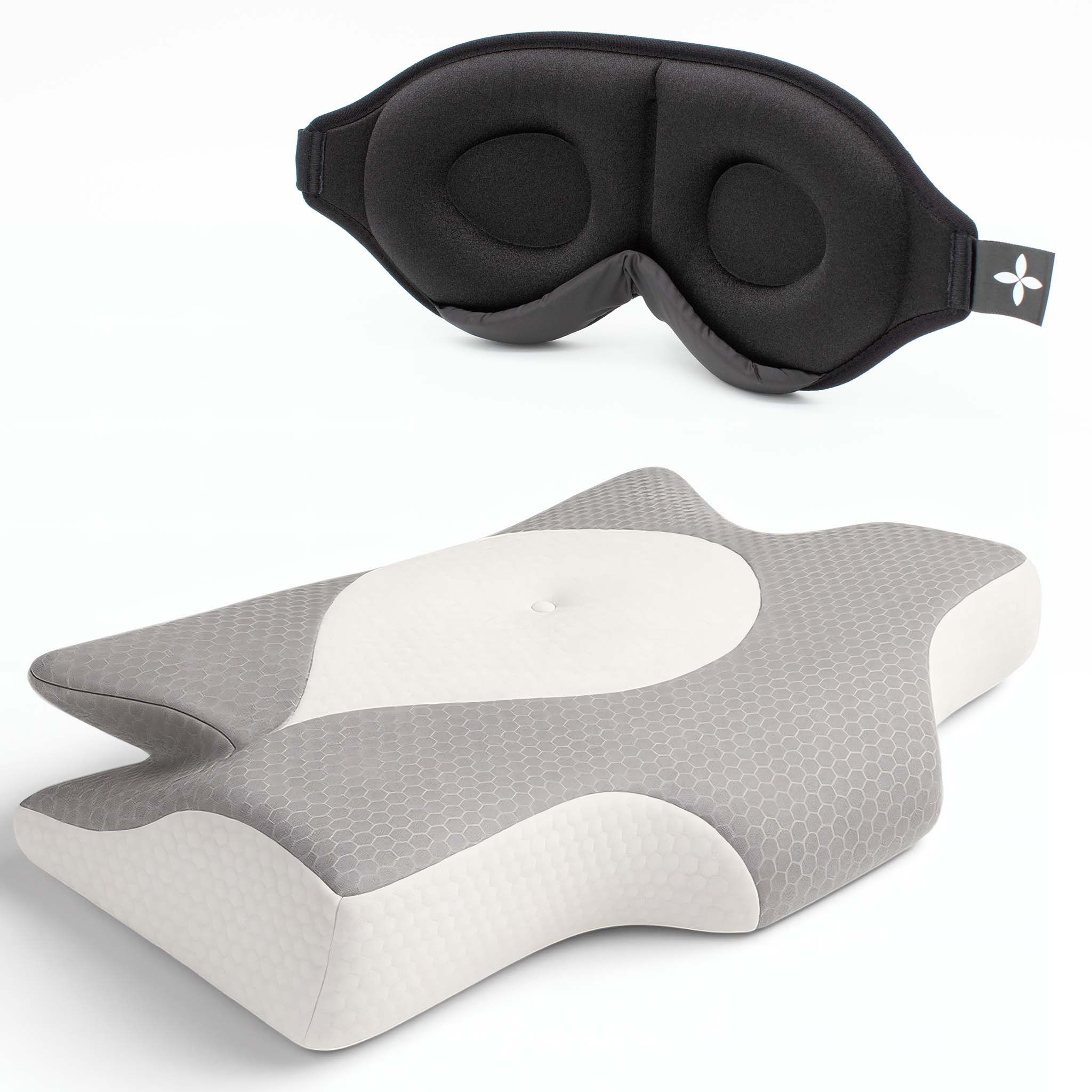 Shapevital Schlafpaket Erholt Aufwachen | ergonomisches Set 3D-Abdunkelung & Memory-Schaum 1 St