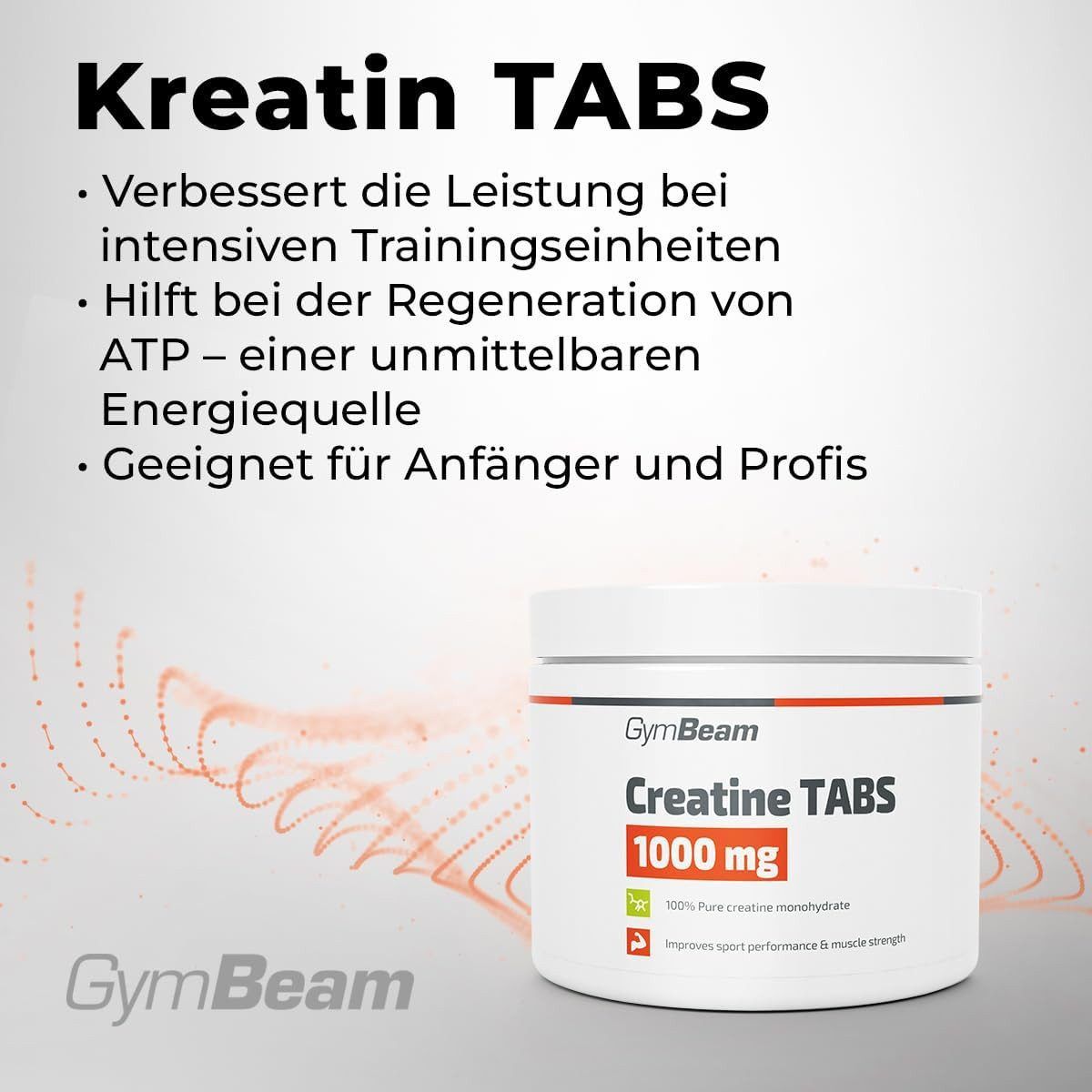 GymBeam Kreatin TABS 1000 mg
