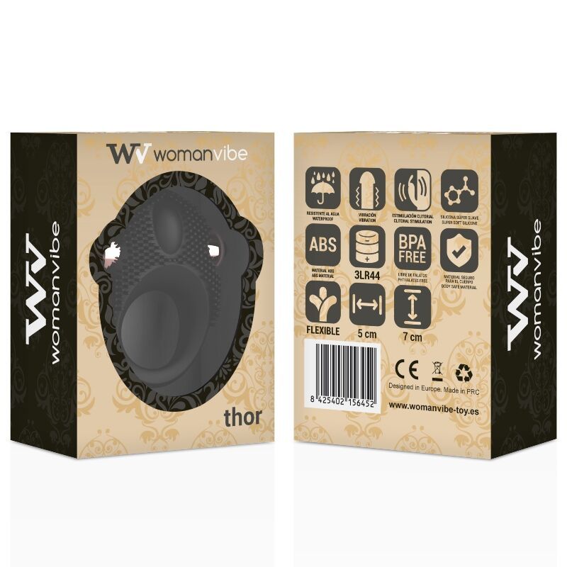 Womanvibe - Thor - Silikon Vibrator-Penisring