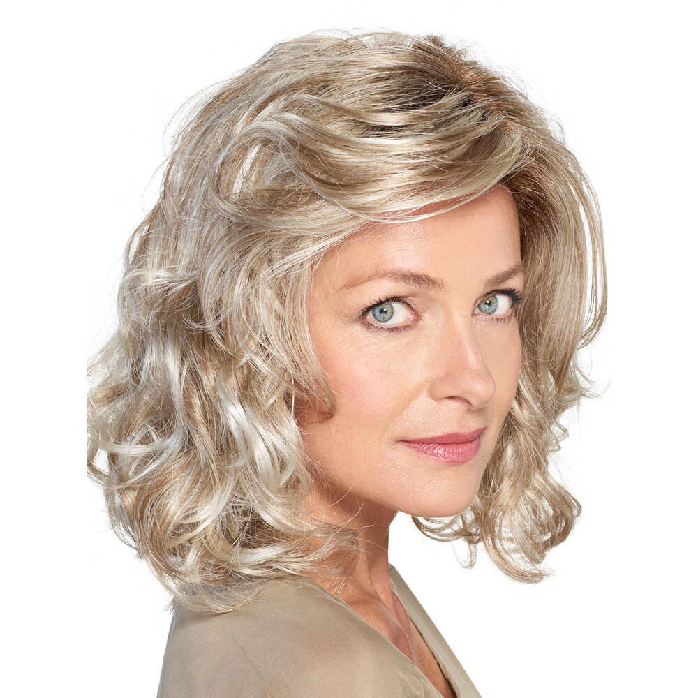 Perücke Elisa von Lofty in Perlblond dunkler Ansatz