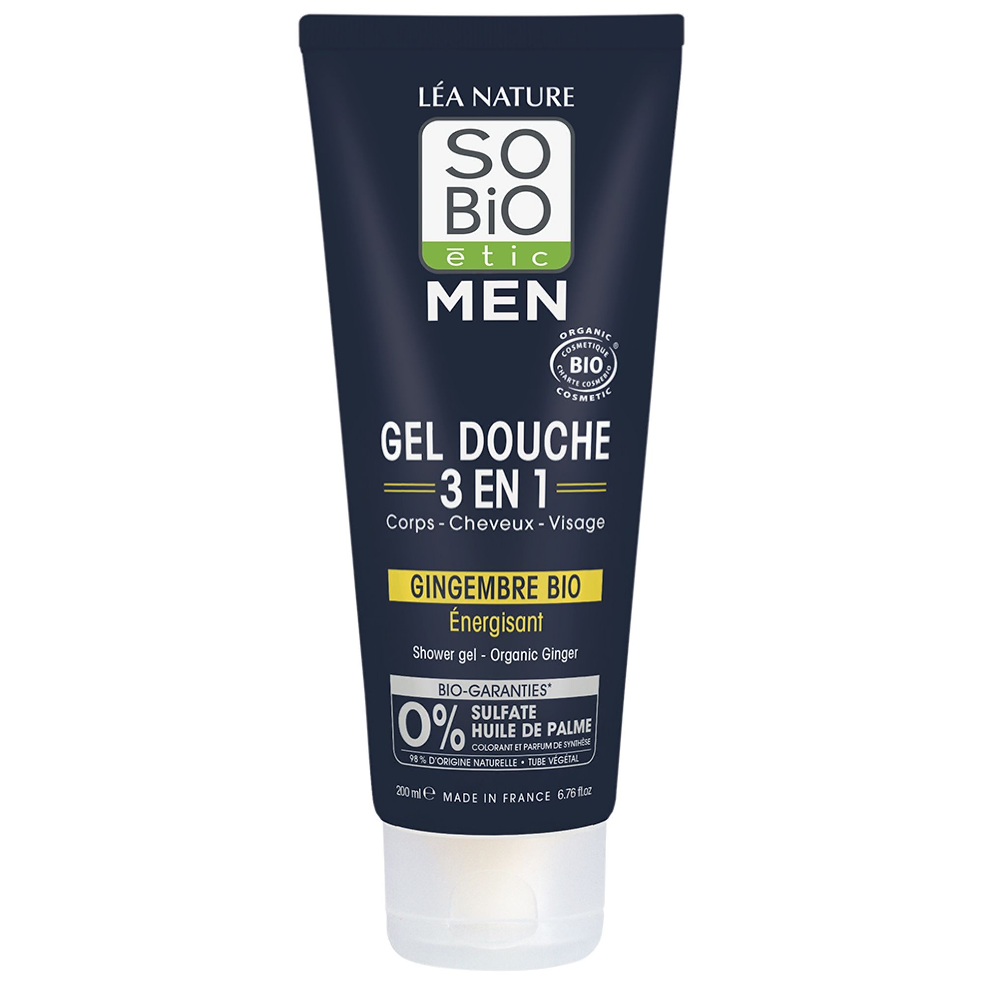 Léa Nature SO BIO étic Men Duschgel 3in1 Energetisierend Bio 18,2x7,7x4,5 cm