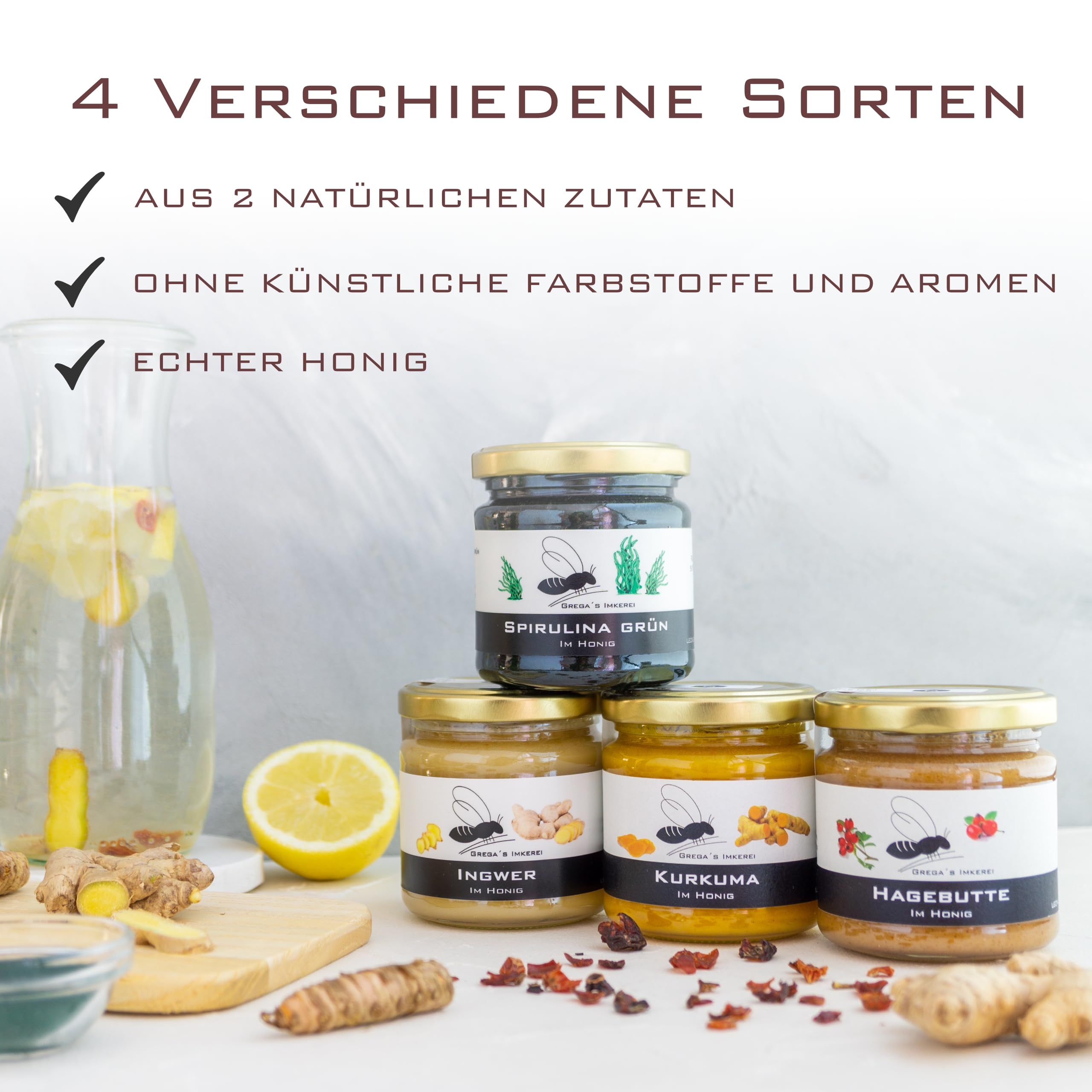 Grega´s Imkerei i Booster 4er Set