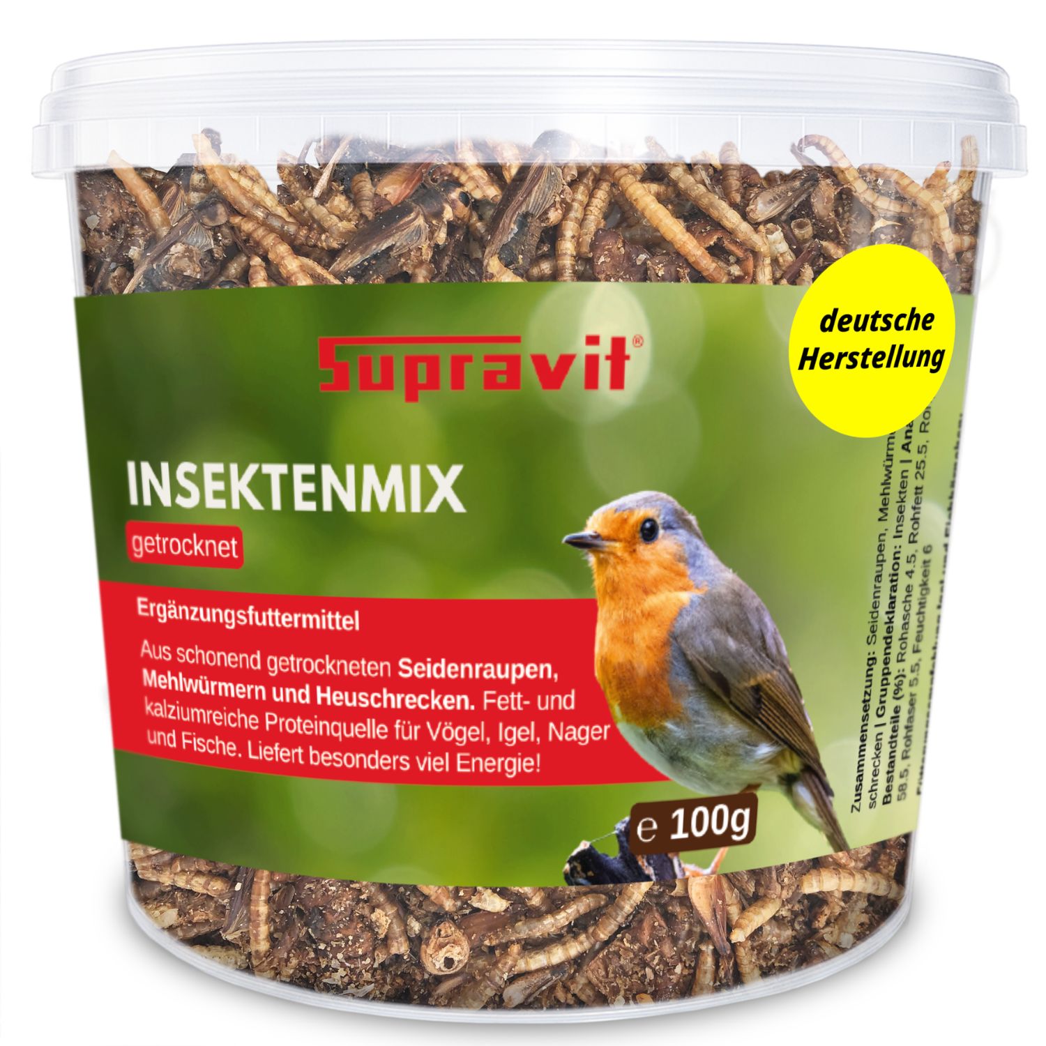 Supravit Insektenmix Vogelfutter 100 g