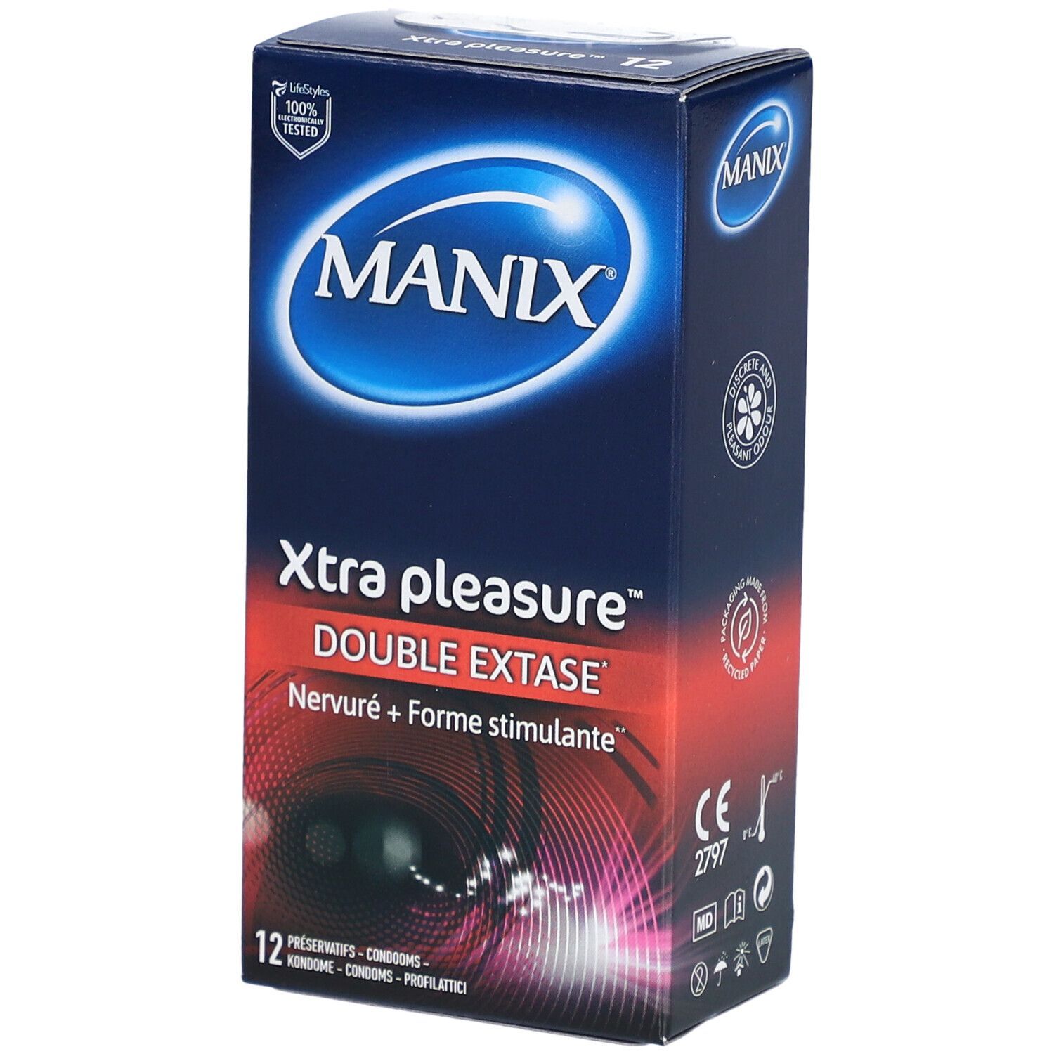 Manix Xtra Pleasure Präservative 12 Stk