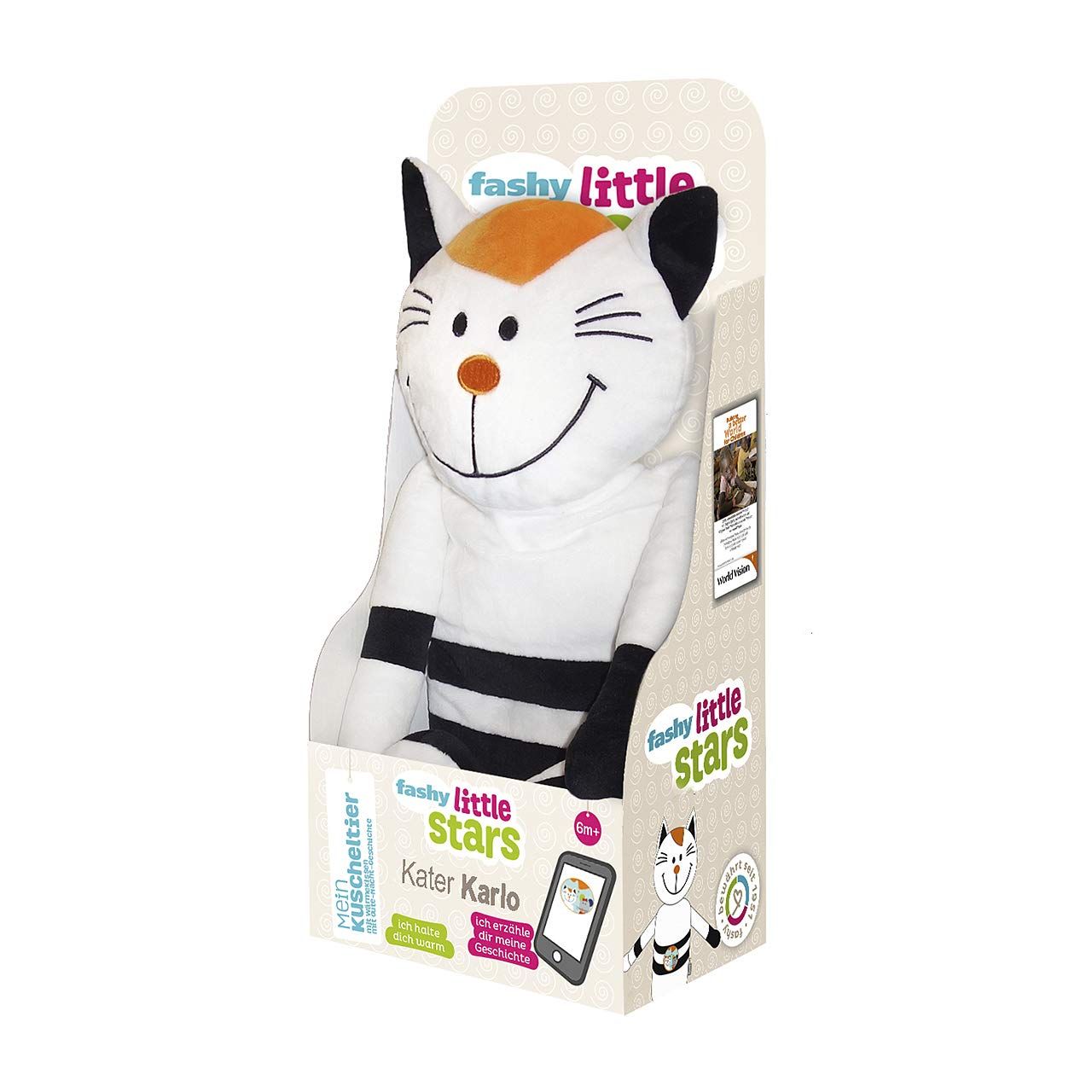 Fashy Wärmflasche mit Bezug Kater Karlo
