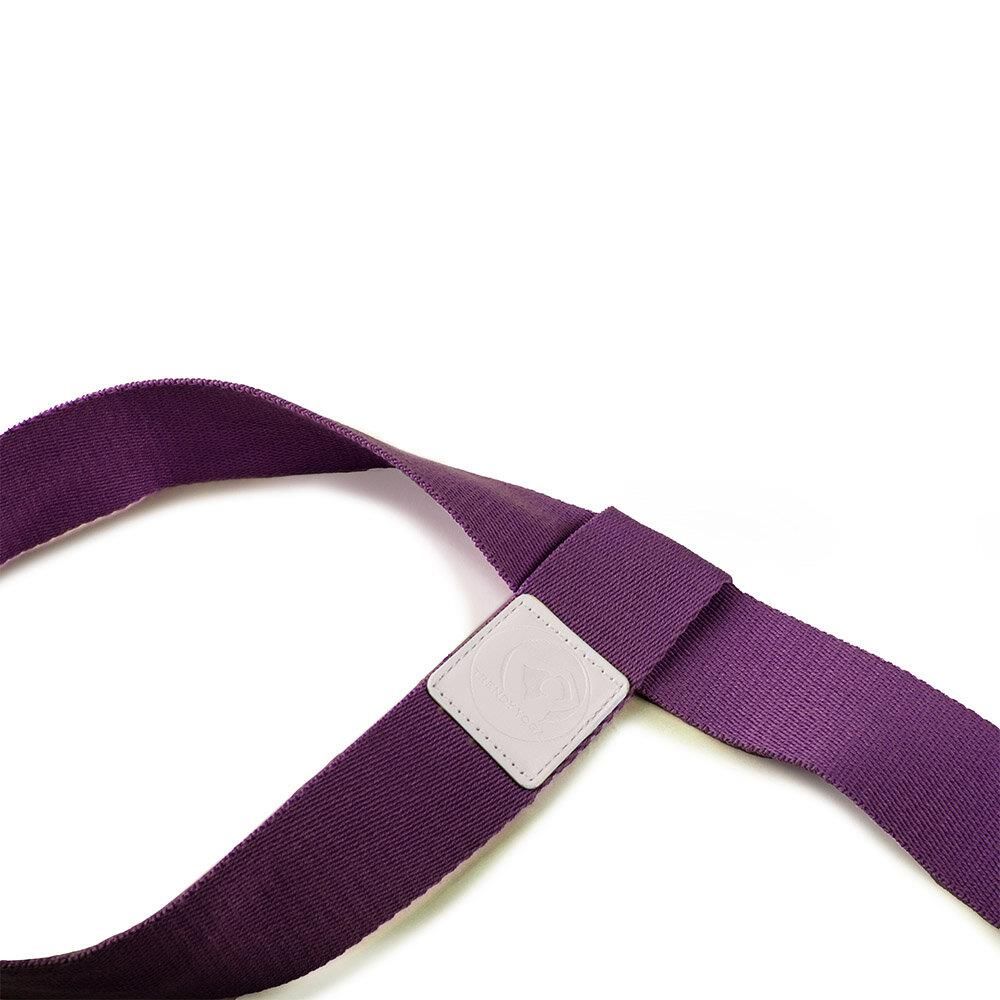 yogabox Eco Yogamatten Tragegurt - aubergine - 160 x 4 x 0,45 cm