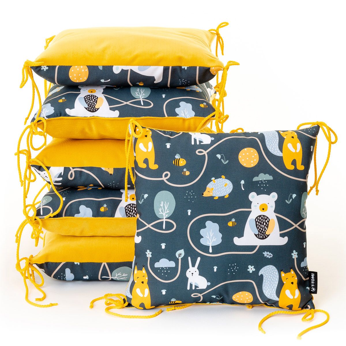 T-Tomi Kissen-Bettumrandung Animal friends 6 St Kissen