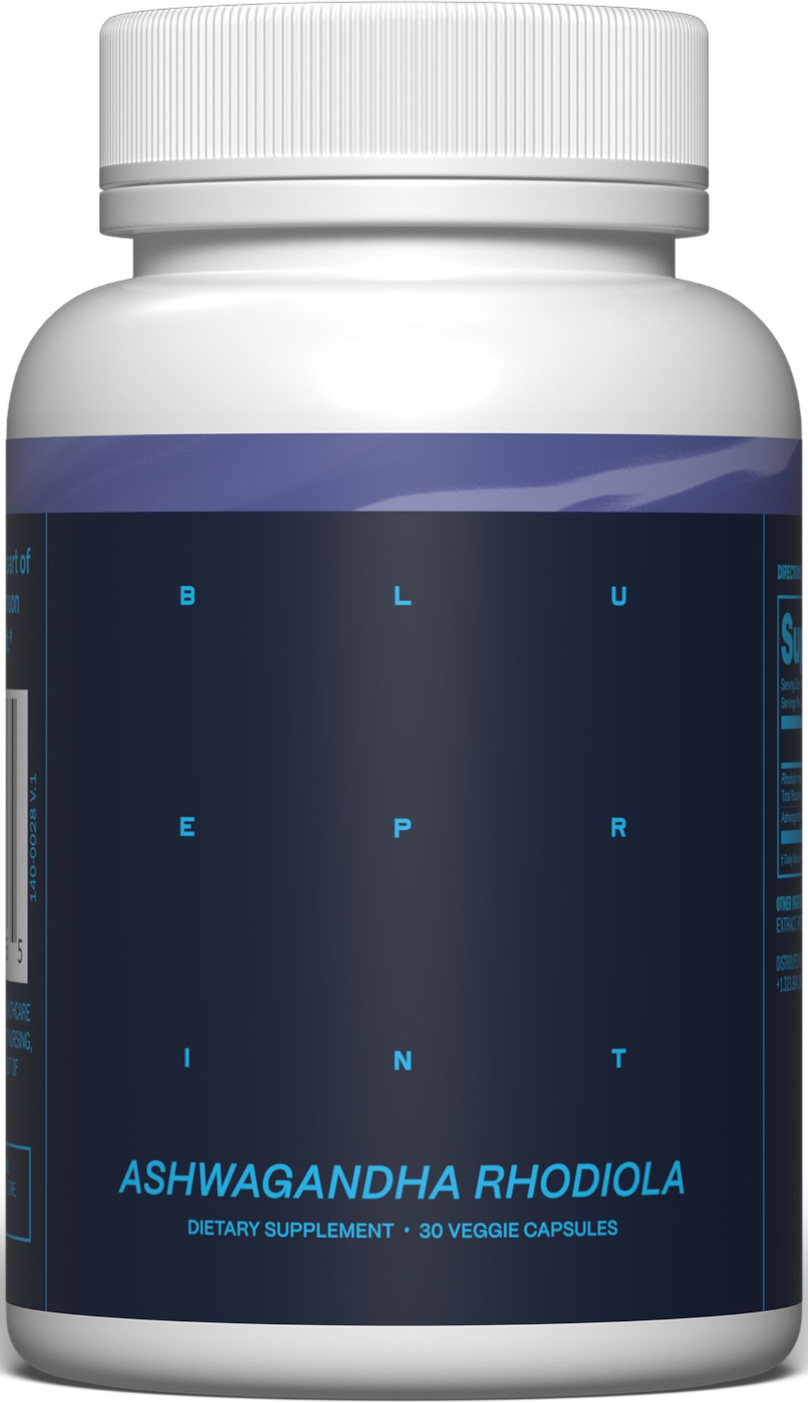 Blueprint Bryan Johnson Rhodiola Ashwagandha 30 St Kapseln