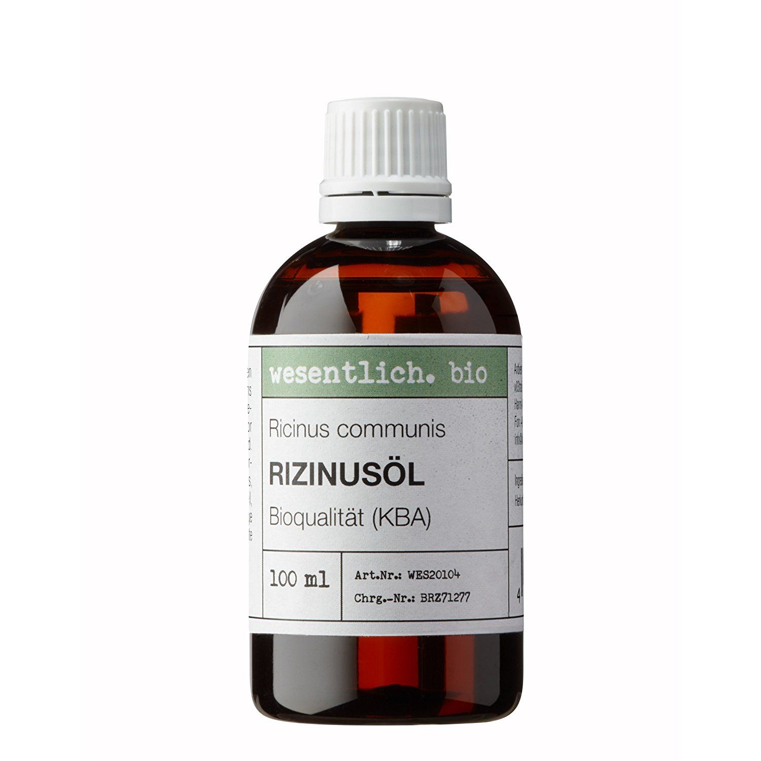 Rizinusöl BIO kaltgepr. von wesentlich.