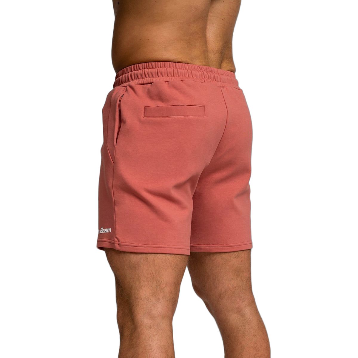 GymBeam Shorts Herren regular mit Kordelzug, Taschen und Modell Cinnamon