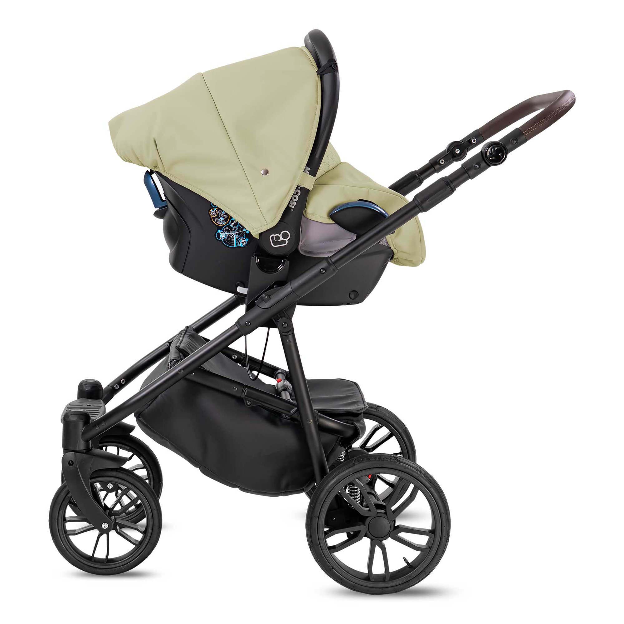 Friedrich Hugo Minigo Flow 2 in 1 Kombikinderwagen Luftreifen, Beige