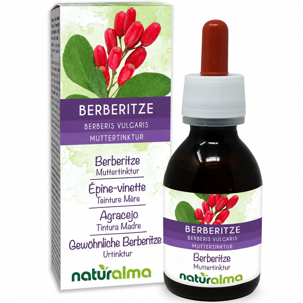 Naturalma Berberitze (Berberis vulgaris) alkoholfreie Tropfen 120 ml