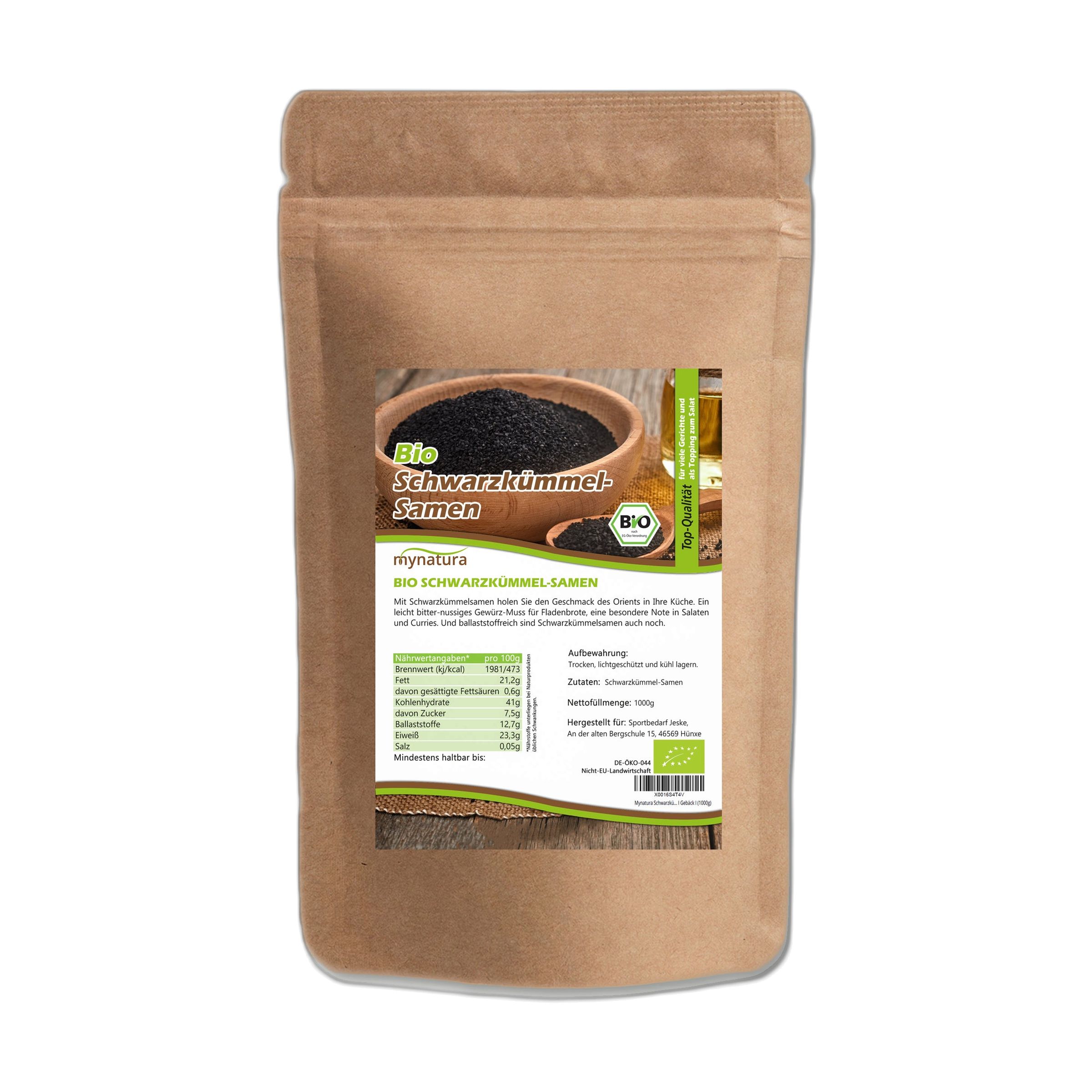 Mynatura Bio Schwarzkümmel Samen 1000 g