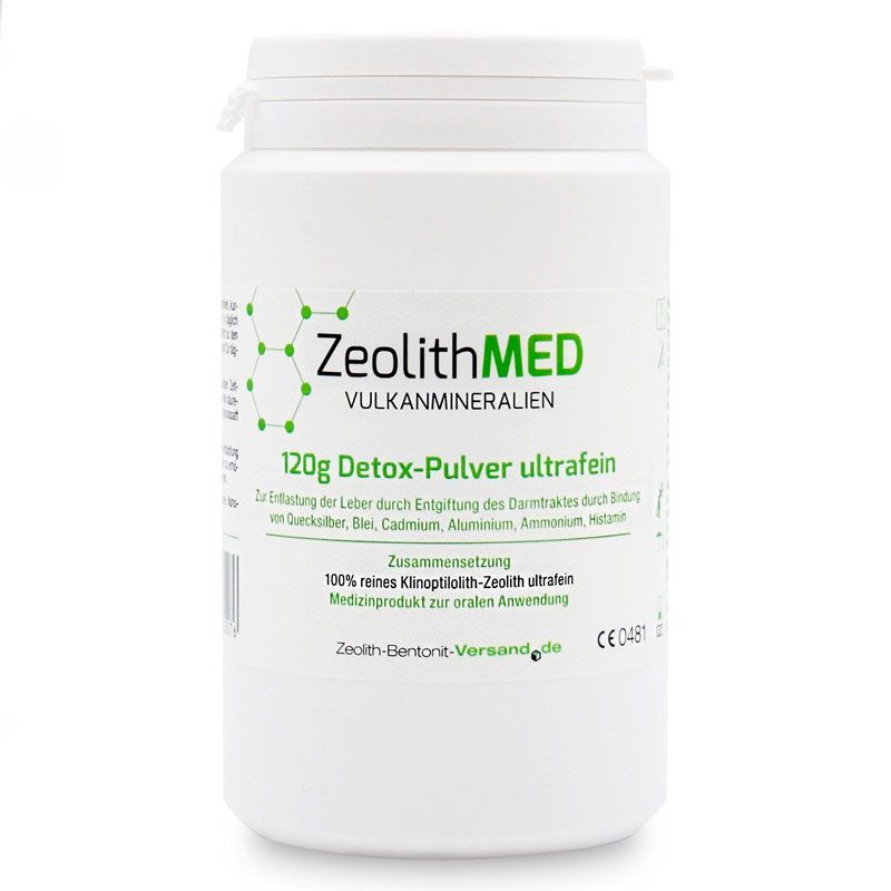Zeolith MED Pulver ultrafein, 100% reines Klinoptilolith-Vulkanmineral