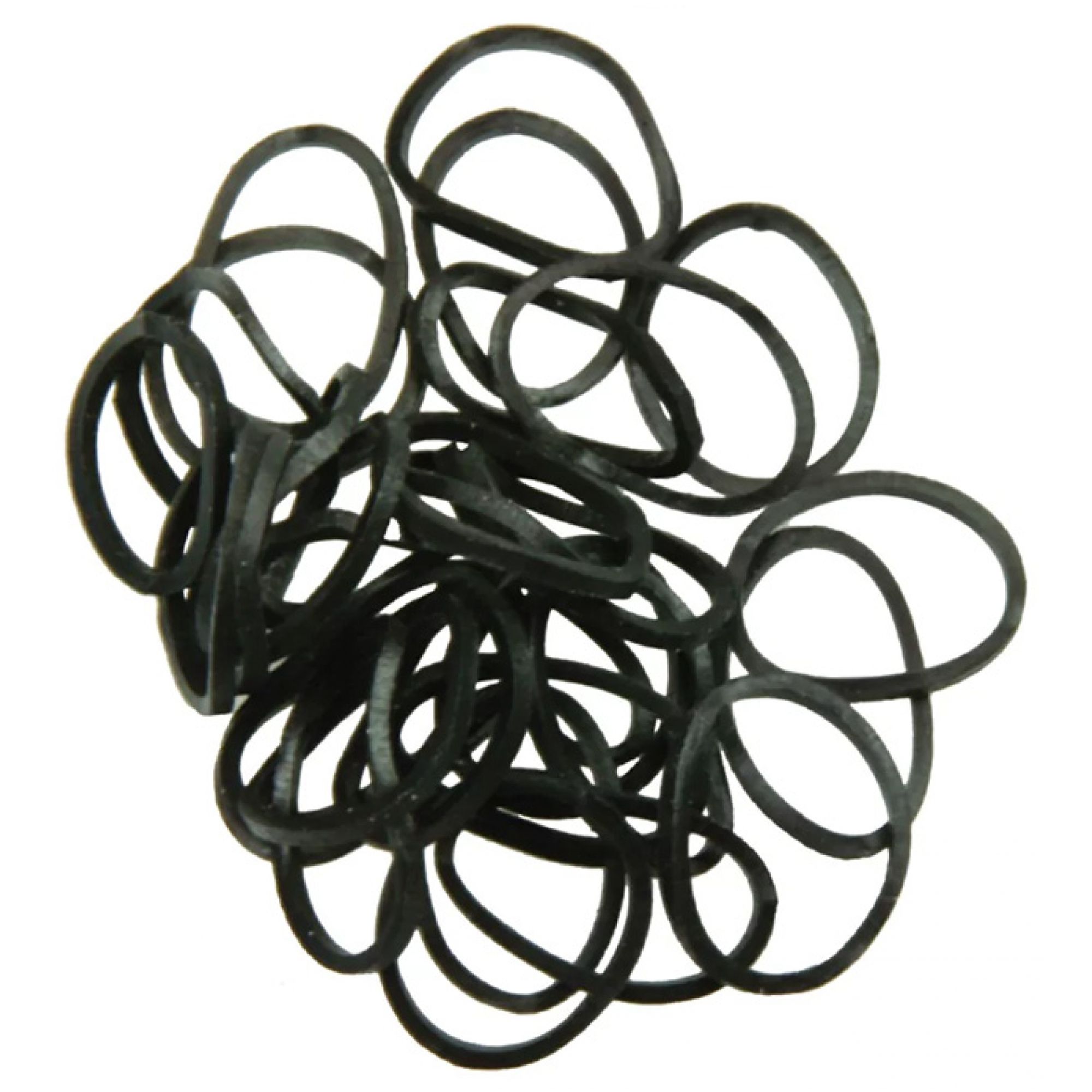 Mezzo Gummibänder Schwarz X2000 10x10x10 cm