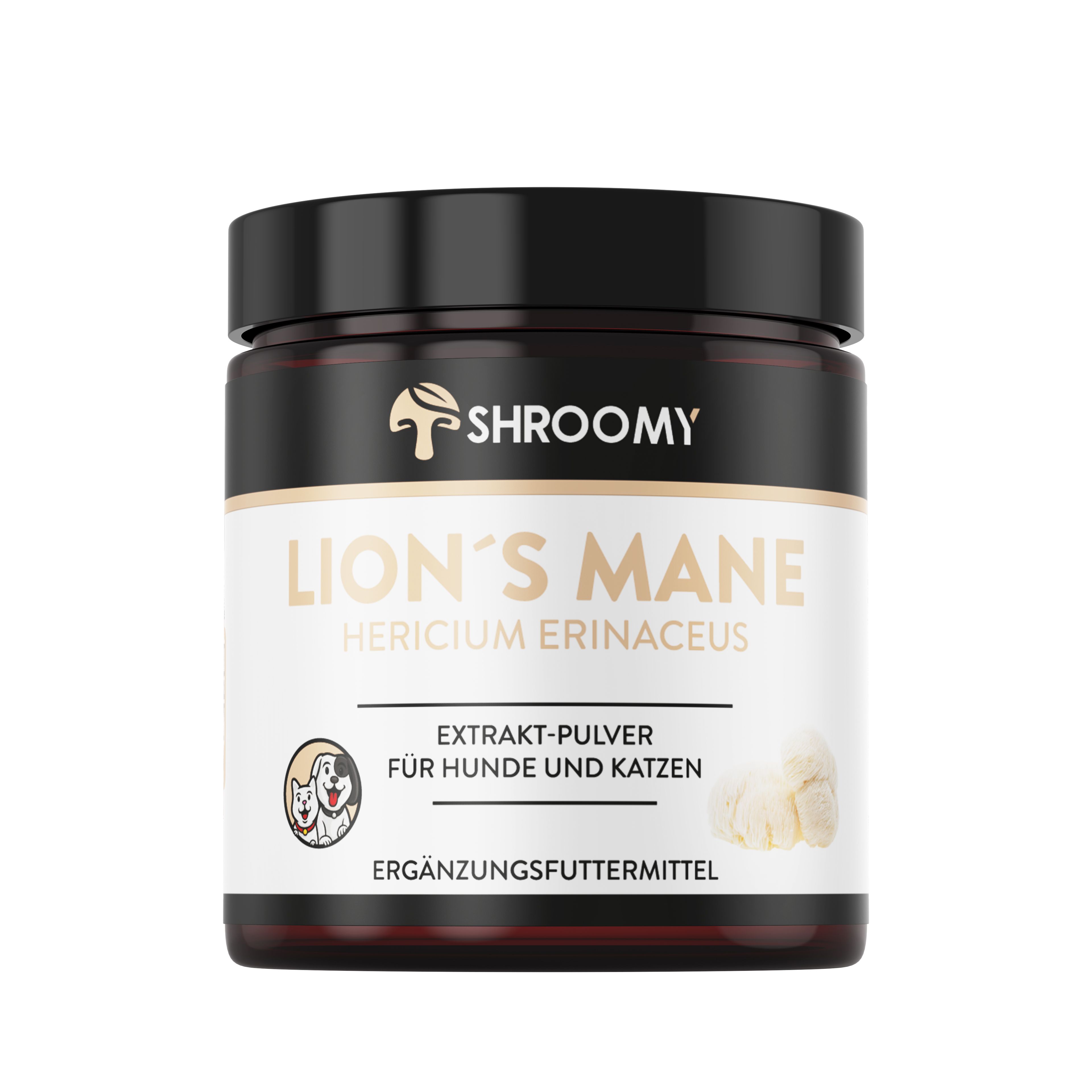 Shroomy Lions Mane für Hunde und Katzen 70 g Pulver