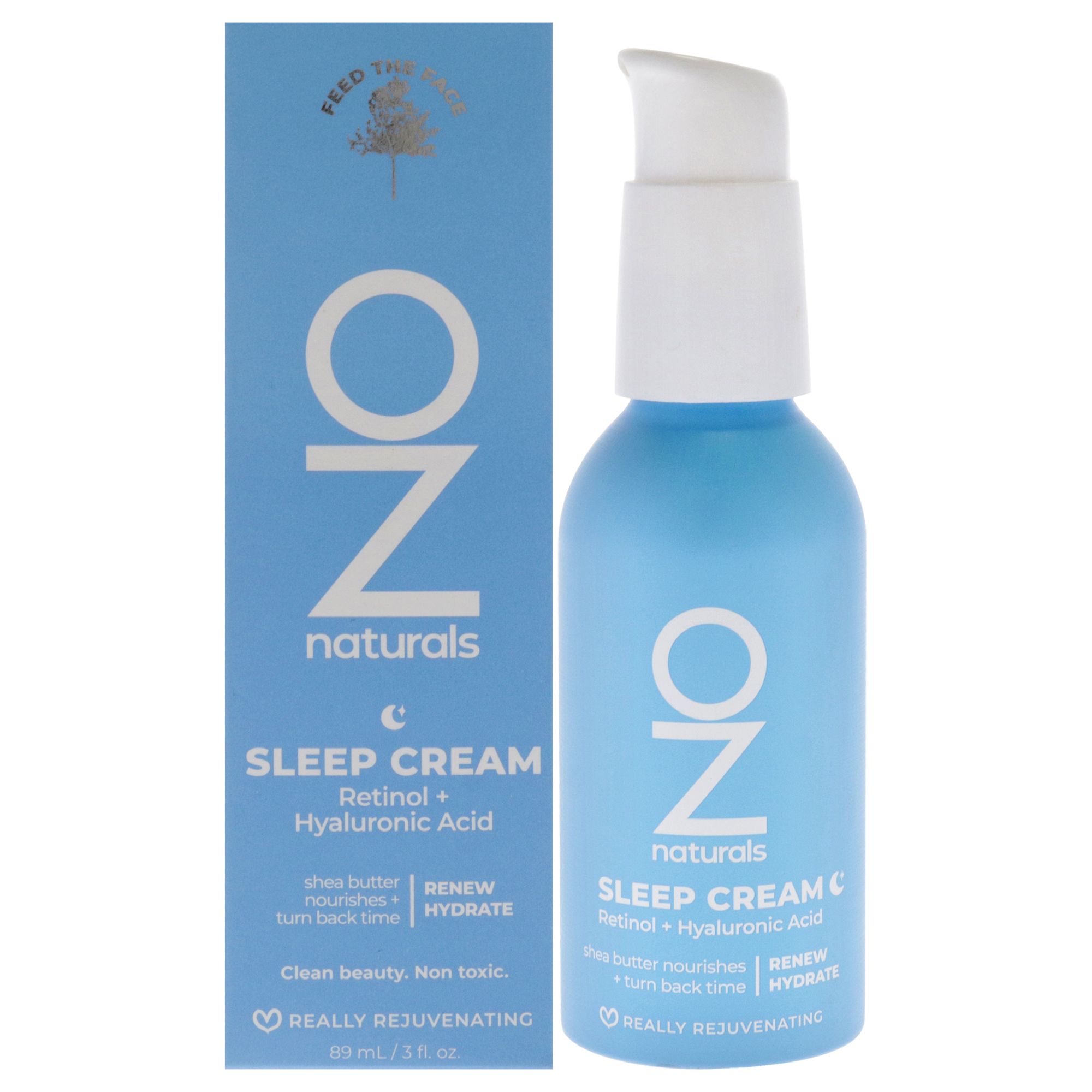 Sleep Creme Retinol Plus Hyaluronic Acid von OZNaturals