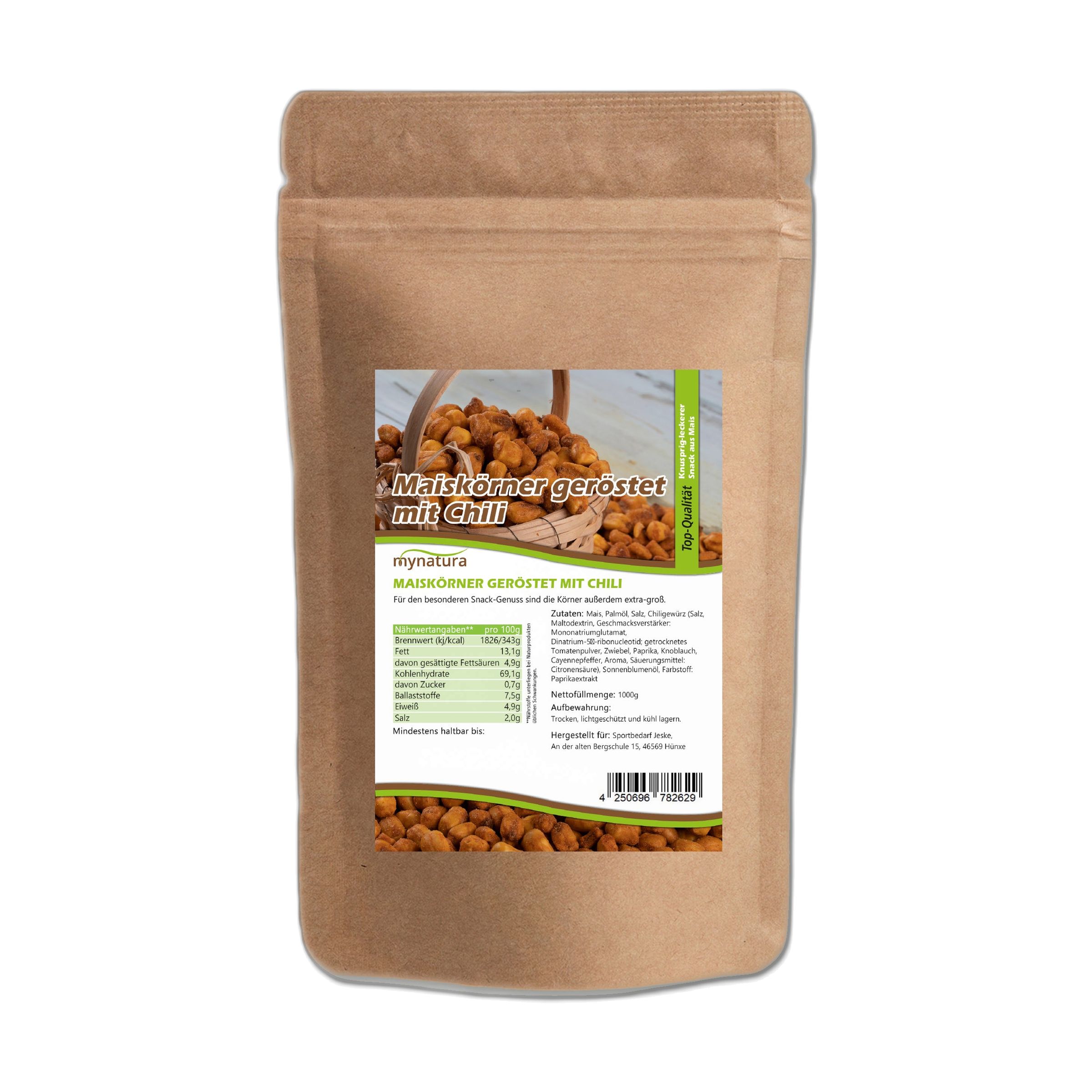 Mynatura geröstete Maiskörner mit Chili 1000 g
