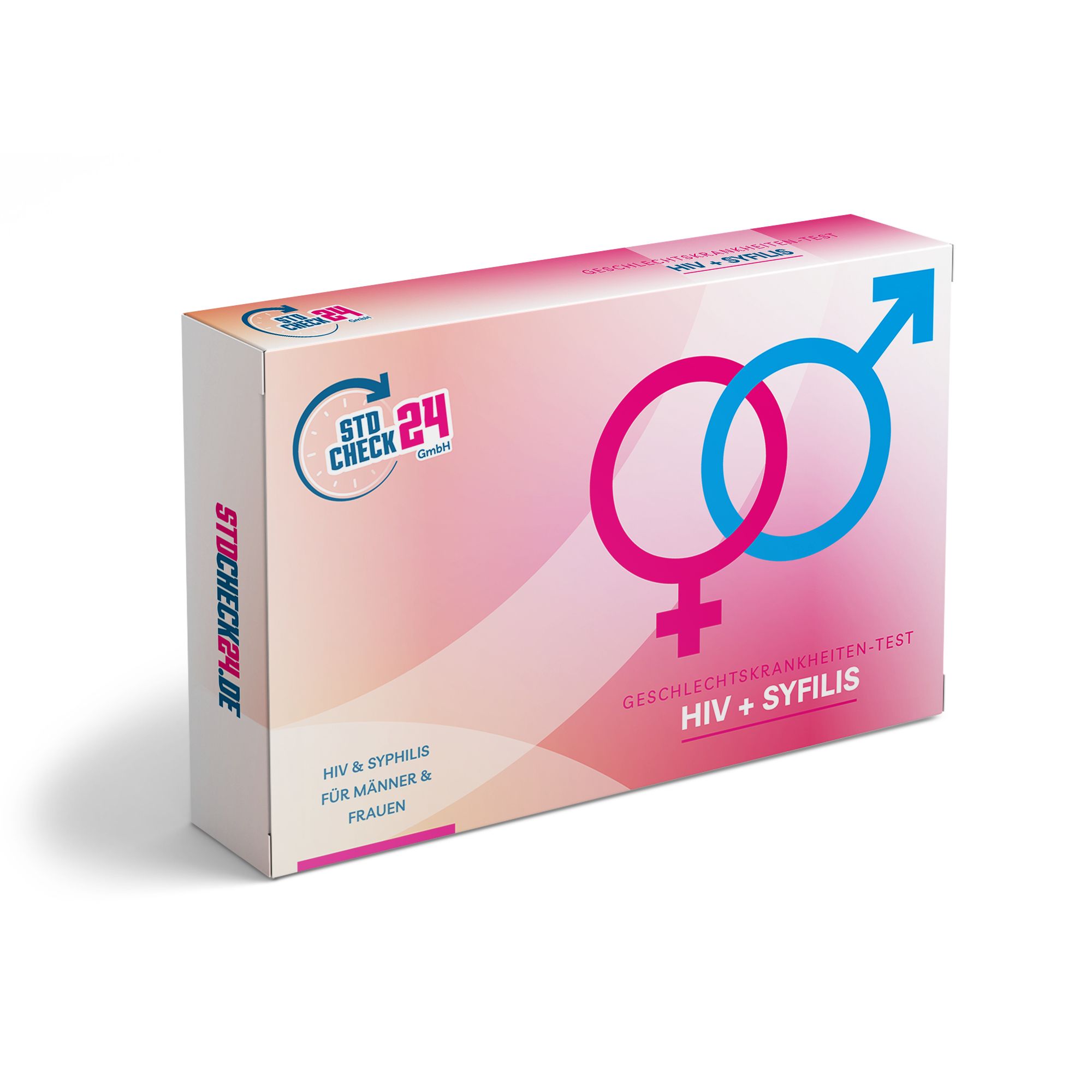 Hiv- & Syphilis-Heimtest für Männer oder Frauen – Schnelles und diskretes Testen. 1 St Test