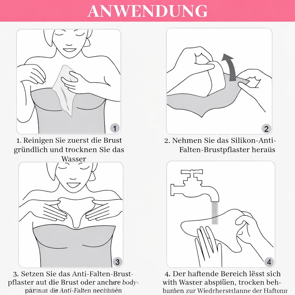 COOL-i Silikonpads Set  für Gesicht, Hals & Brust, wiederverwendbare Kosmetikpads