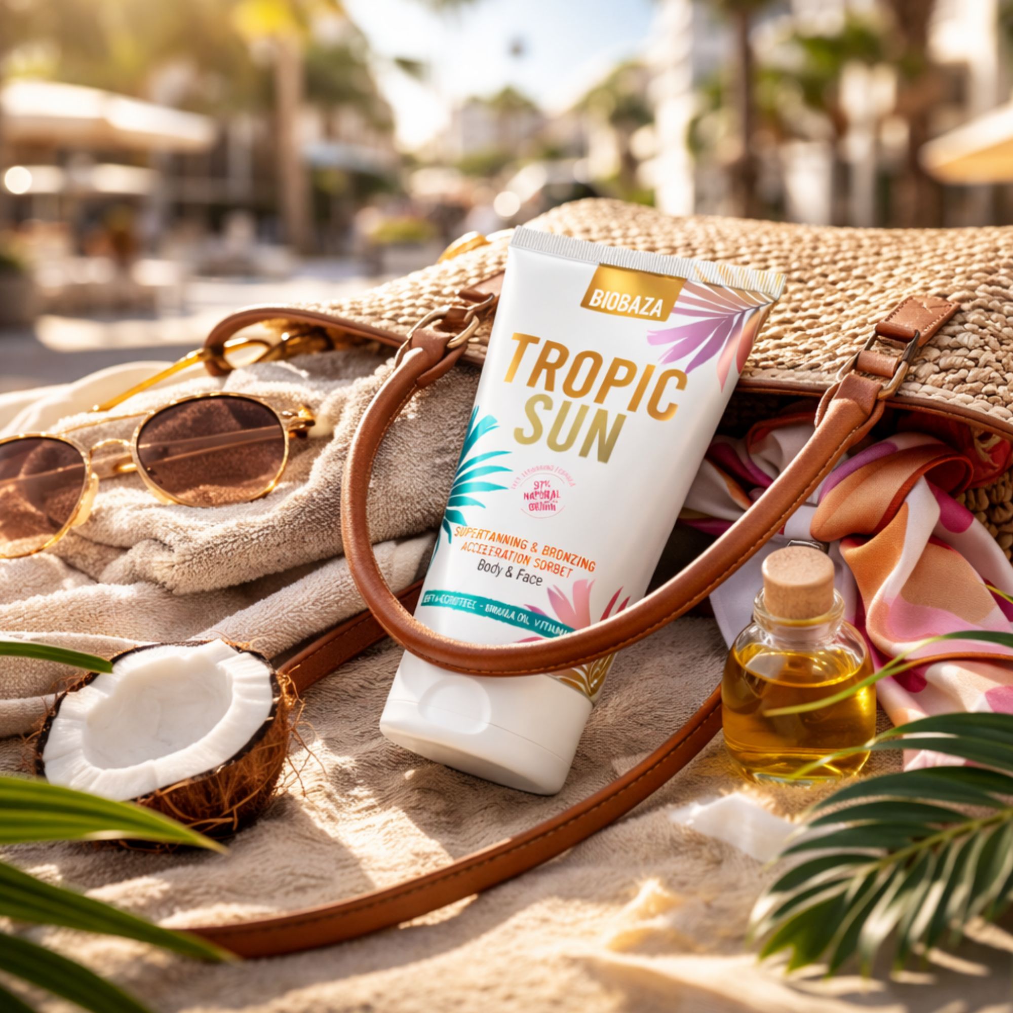 Biobaza Tropic Sun Bräunungscreme für einen natürlichen Teint