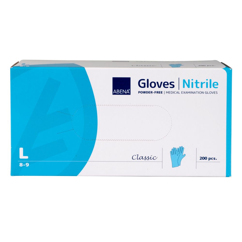 Abena Classic Nitril Handschuhe blau 200 St