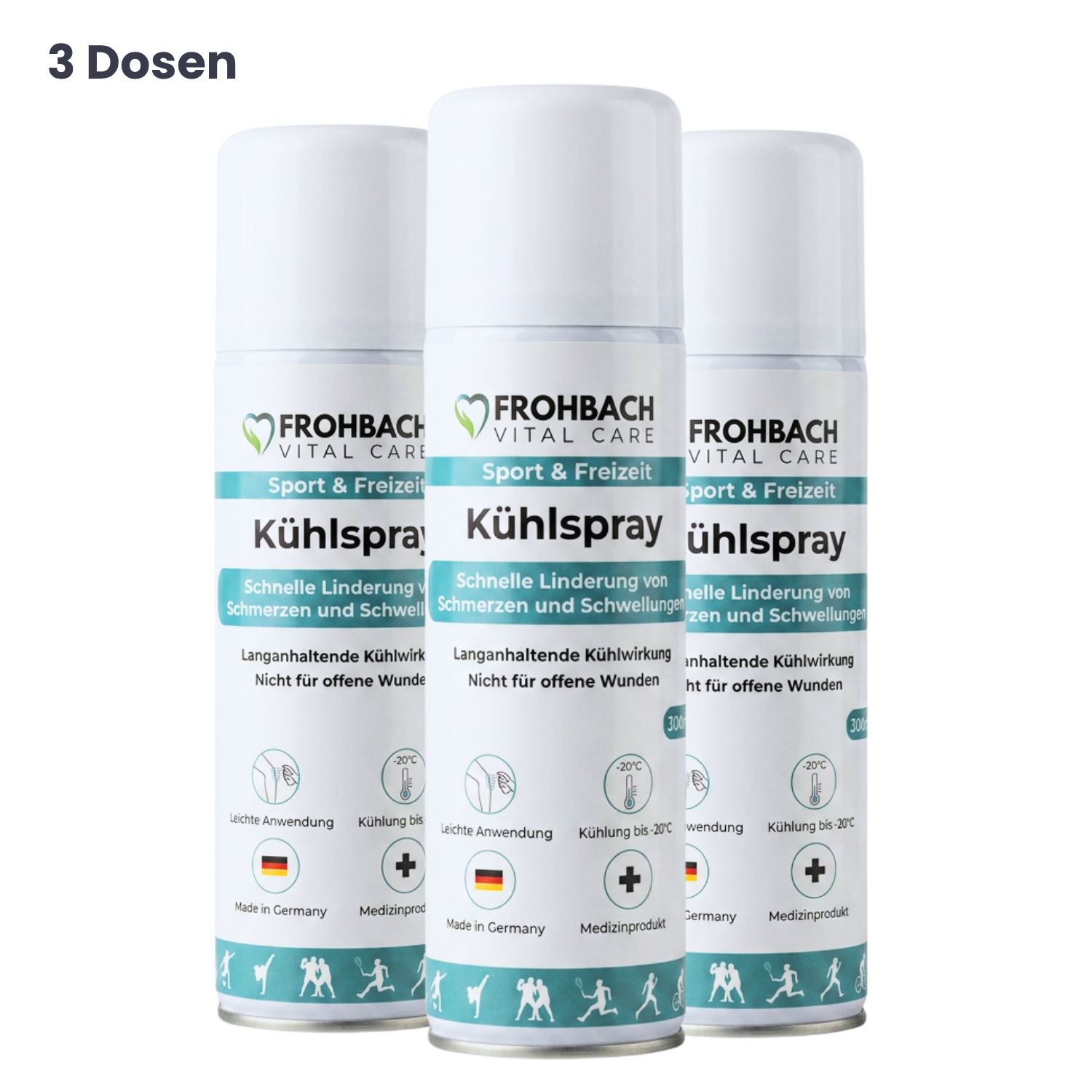 Frohbach Kühlspray 3x300 ml Spray