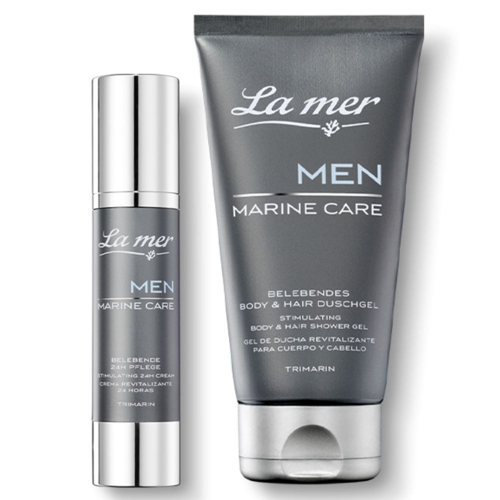 La mer Sparset Men Marine Care Belebende Pflege+ Body & Hair Duschgel 200 ml