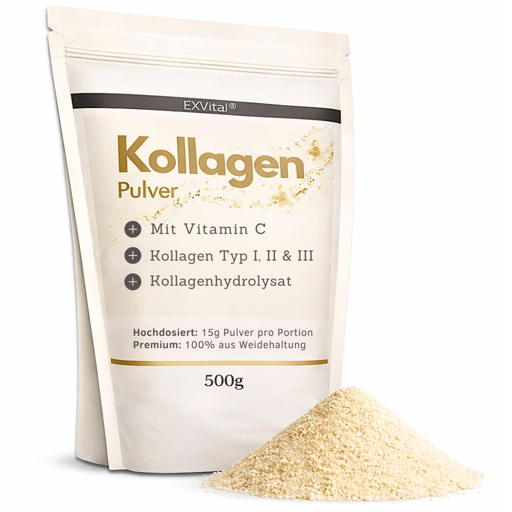 EXVital® Kollagen Pulver mit Vitamin C 500 g
