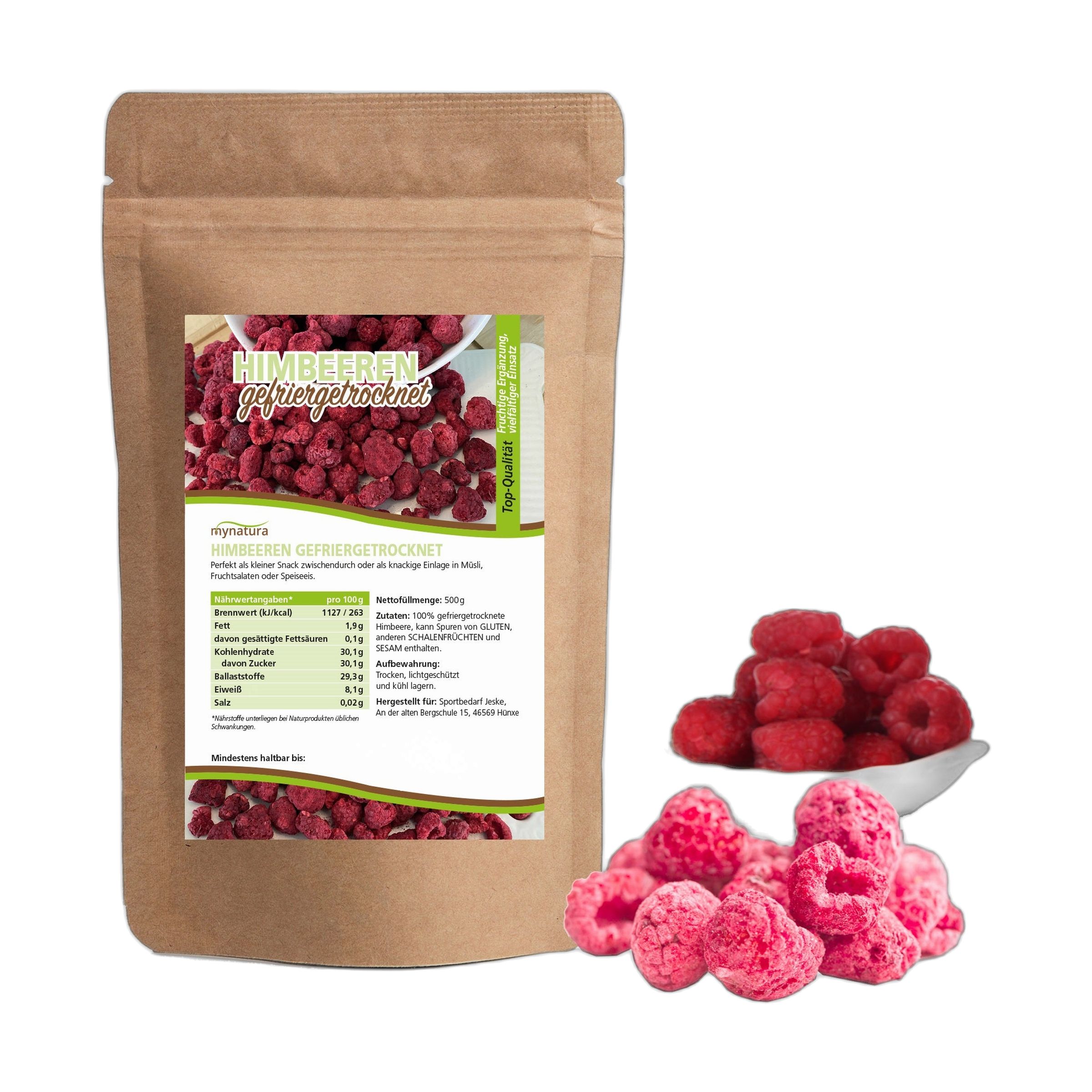 Mynatura Gefriergetrocknete Himbeeren 1000 g