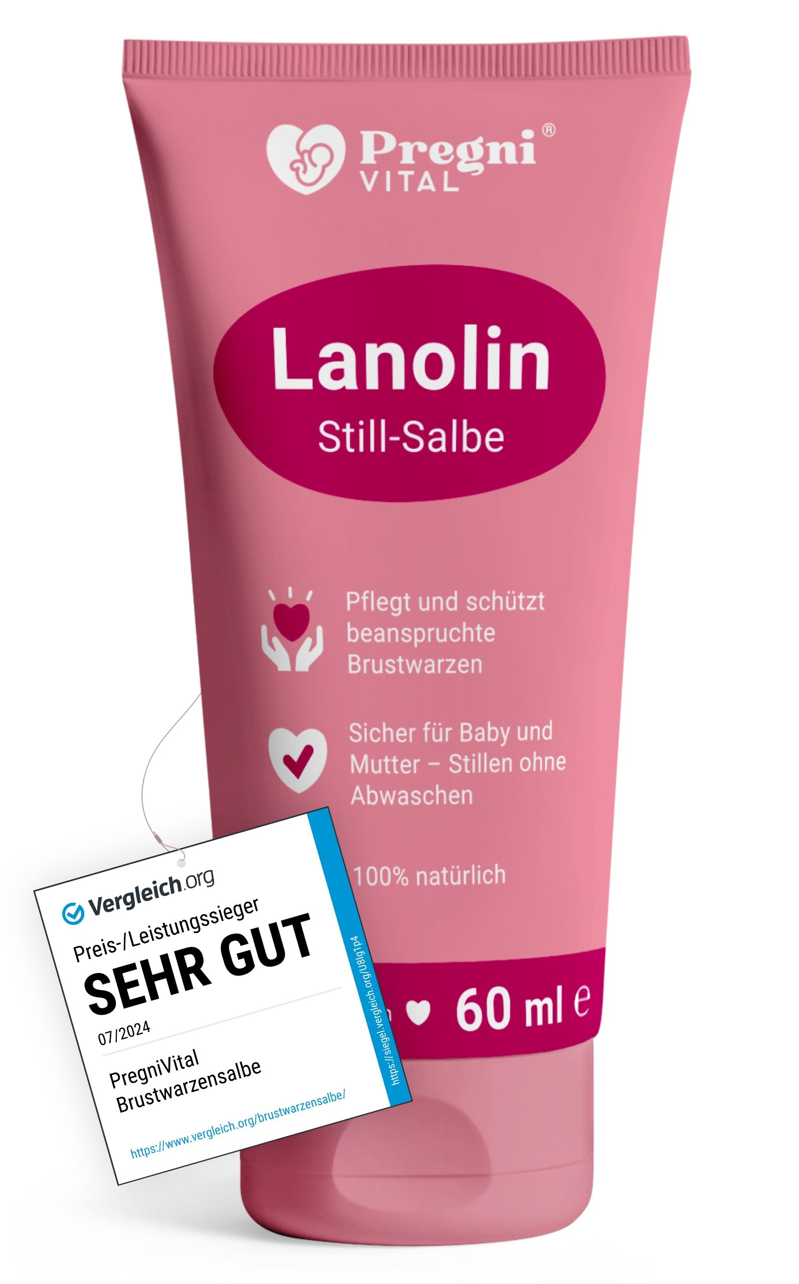 Lanolin Brustwarzensalbe - von PregniVital®