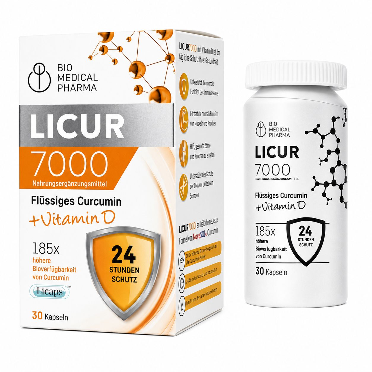 Bio Medical Pharma Licur 7000 Kurkuma Kapseln