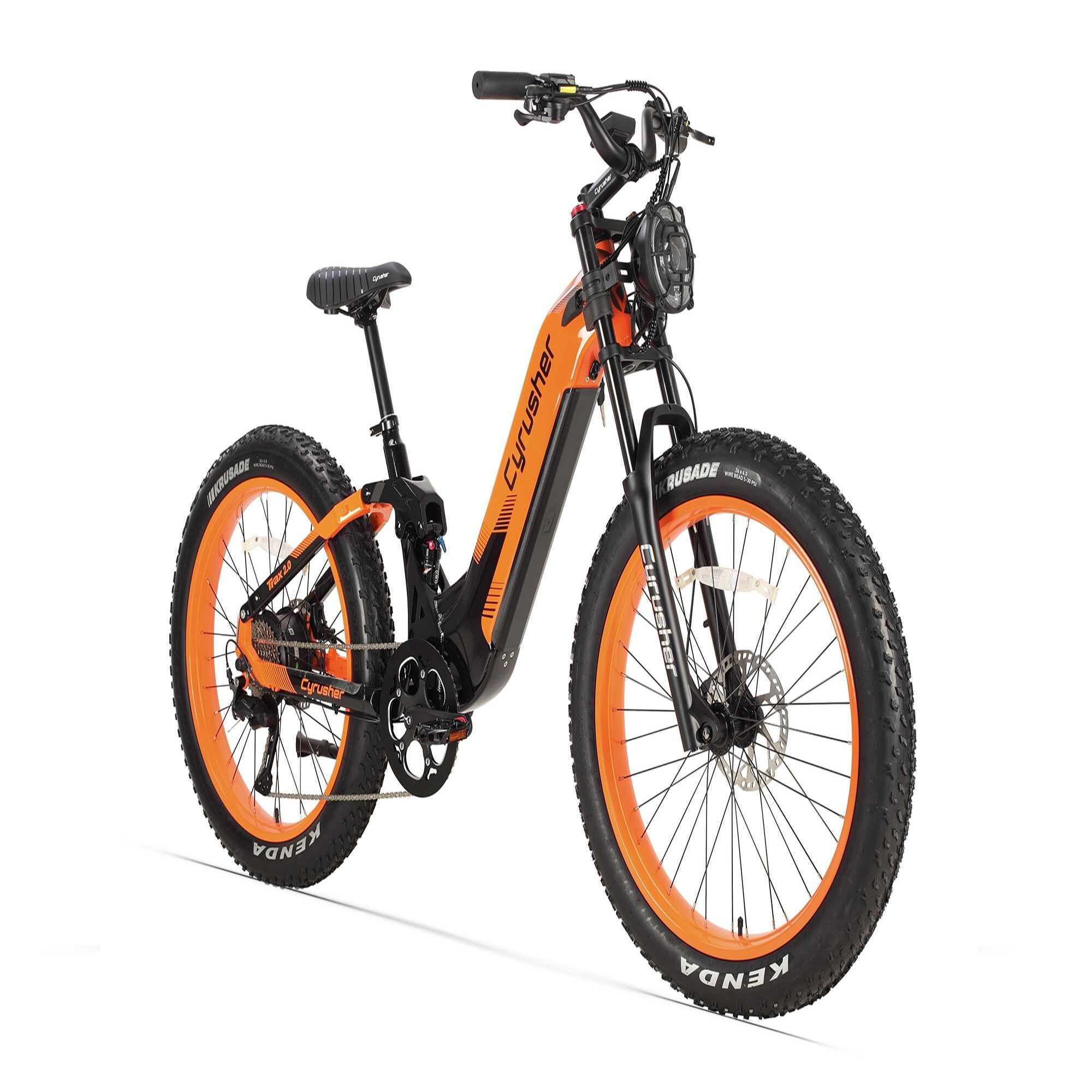 Cyrusher Trax 2.0 All-Terrain-Elektrofahrrad, 52V 20Ah Akku, 4-Gelenk-Vollfederung 1 St