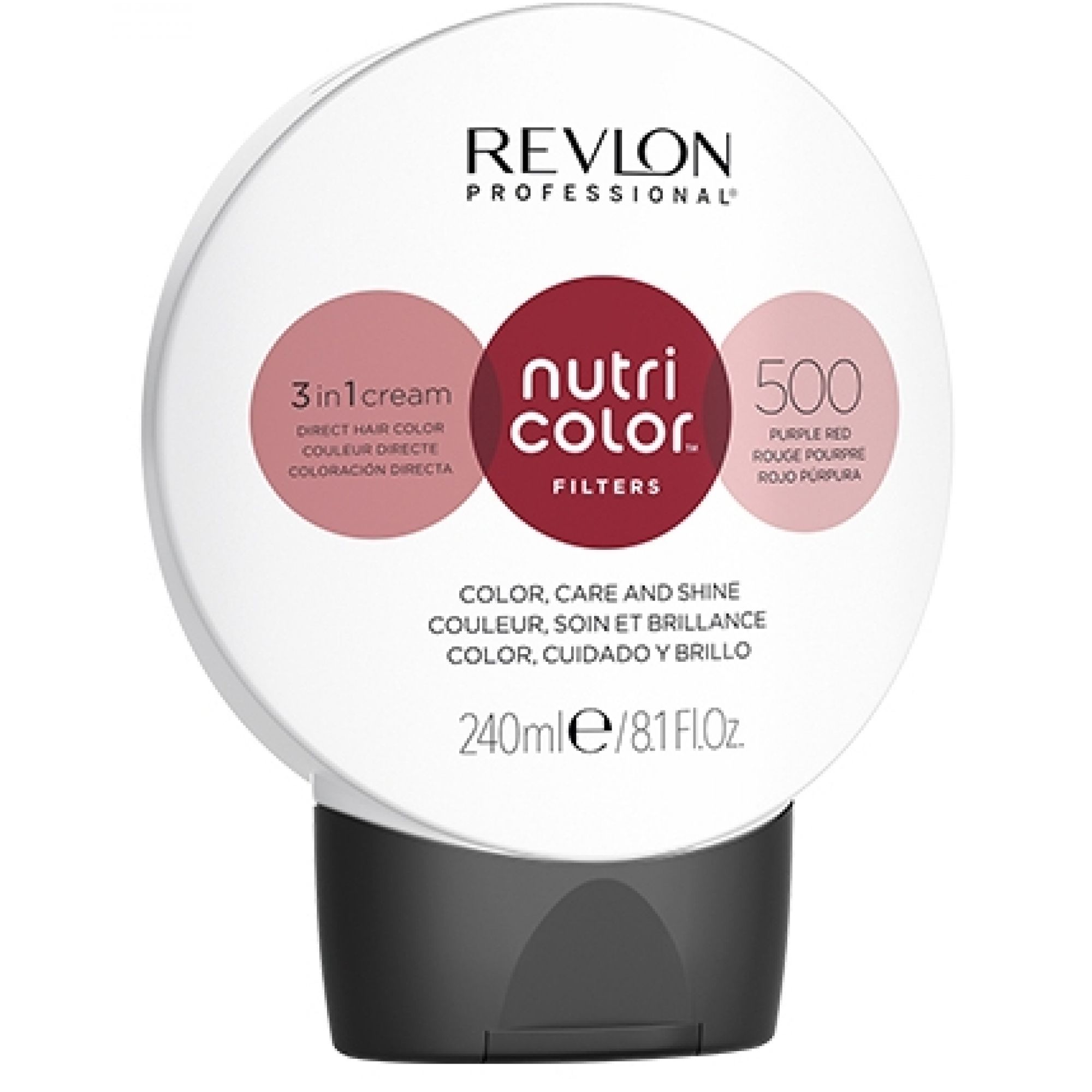 Revlon Nutri Color Filters 500 Purple Red Haarkur, 240ml.