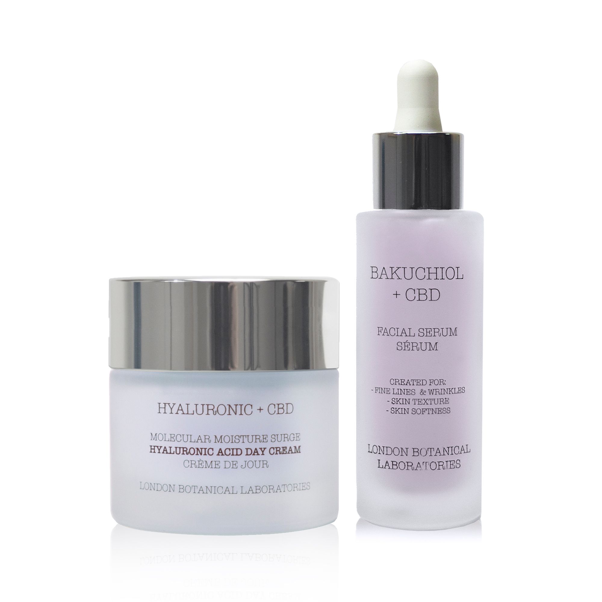 London Botanical Laboratories Hyaluron-Tagescreme + Bakuchiol-Serum