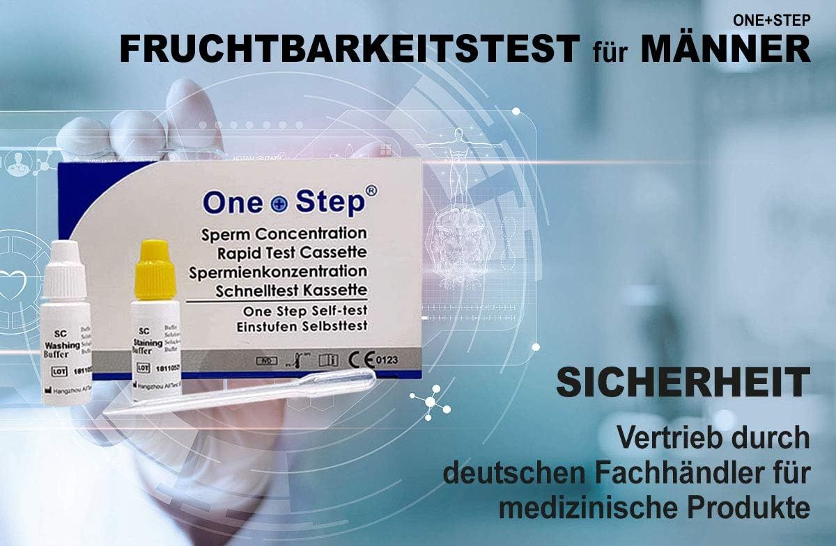 One+Step Fruchtbarkeitstest Sperma Test für Männer - Spermientest für zu  Hause 1 St - SHOP APOTHEKE