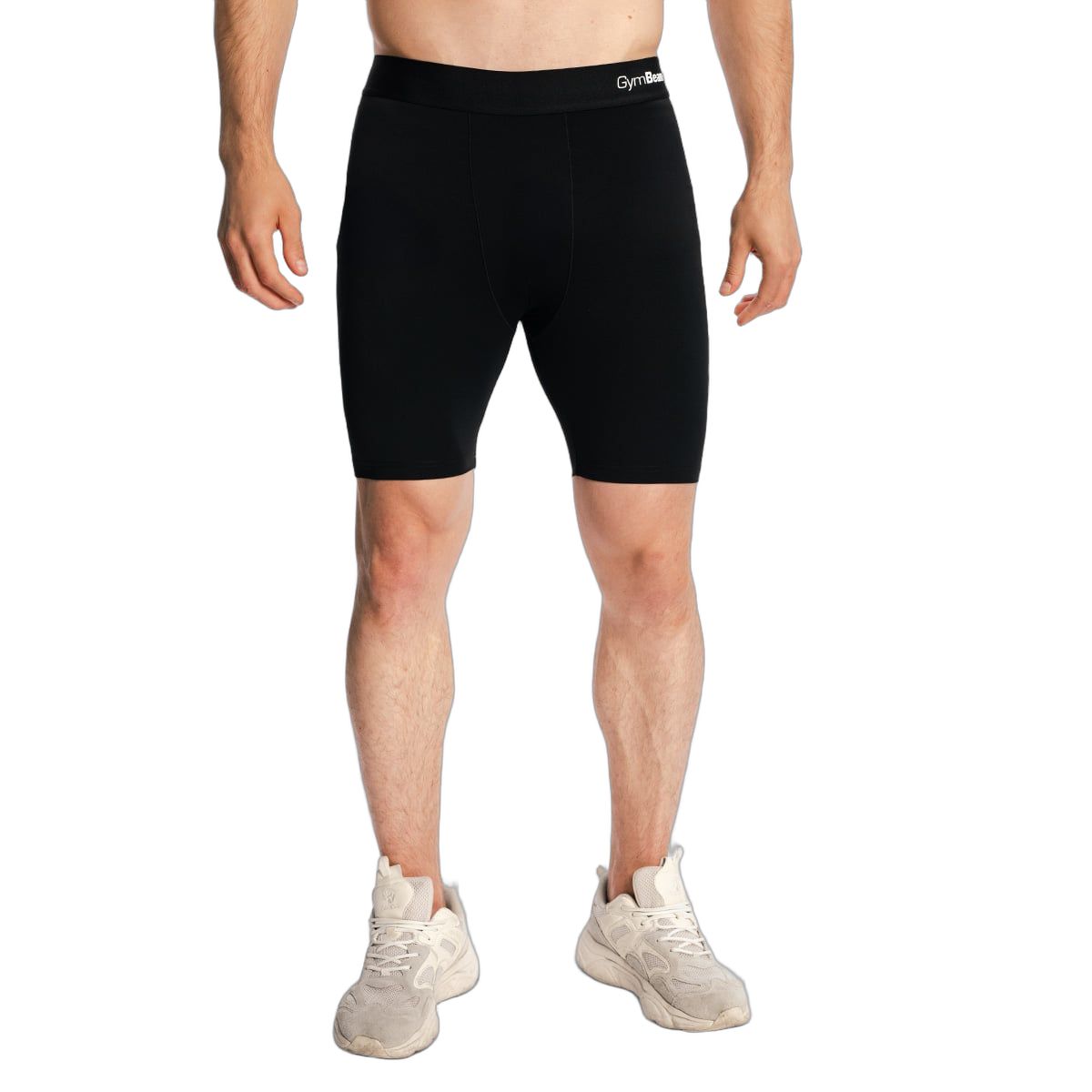 GymBeam Shorts Herren slim Combat mit Gummizug in Schwarz 1 St
