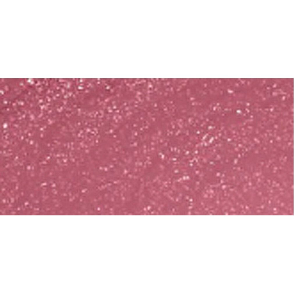 Lippenstiftprobe in Rosé mit Glitzerpartikeln.