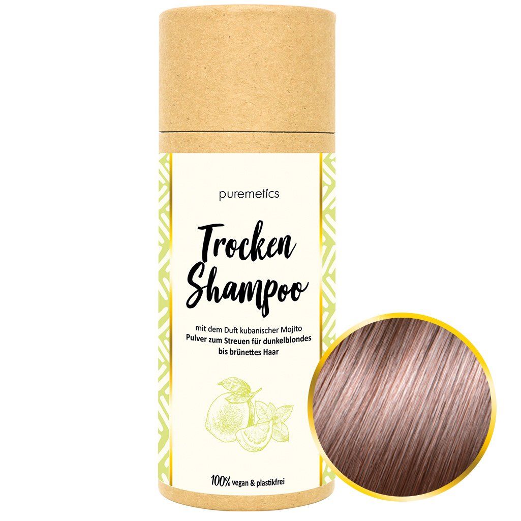 puremetics - Trocken-Shampoo "Mojito" (für brünettes bis dunkelblondes Haar)