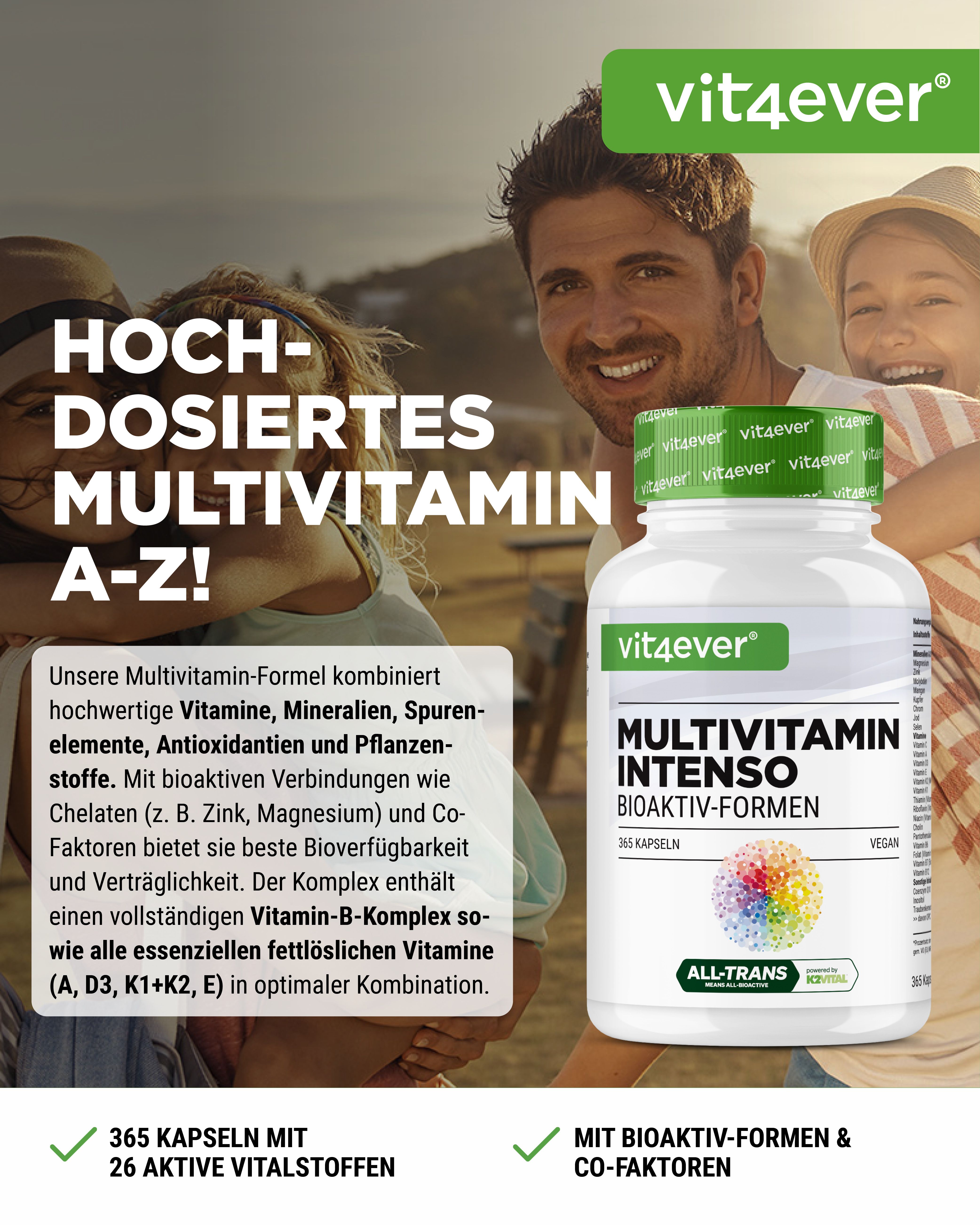 vit4ever Premium Multivitamin Intenso