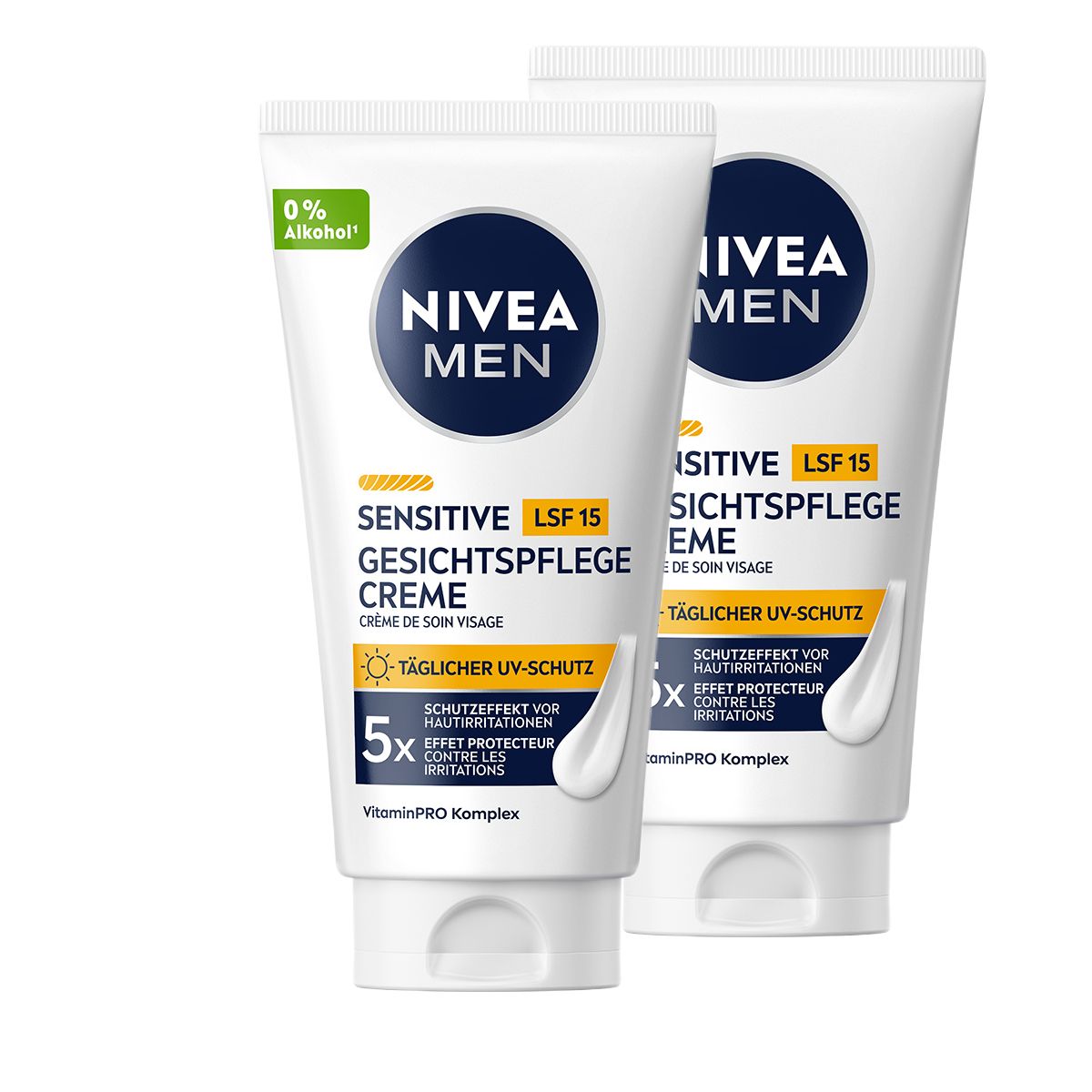NIVEA MEN Sensitive Gesichtspflege Creme LSF 15