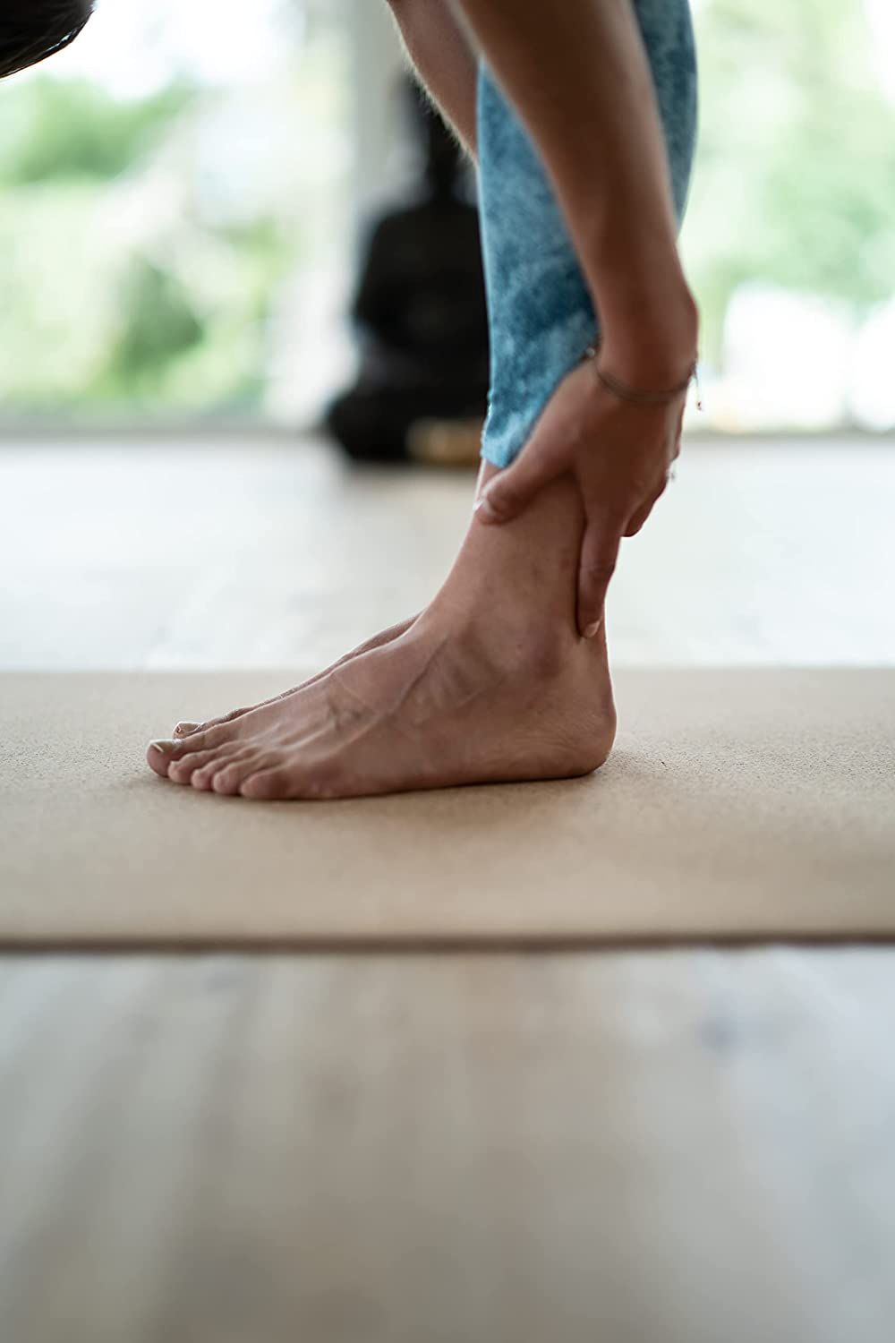 Yogamatte Kork Kautschuk - Rutschfest und natürlich | 180cm | SAPURA®